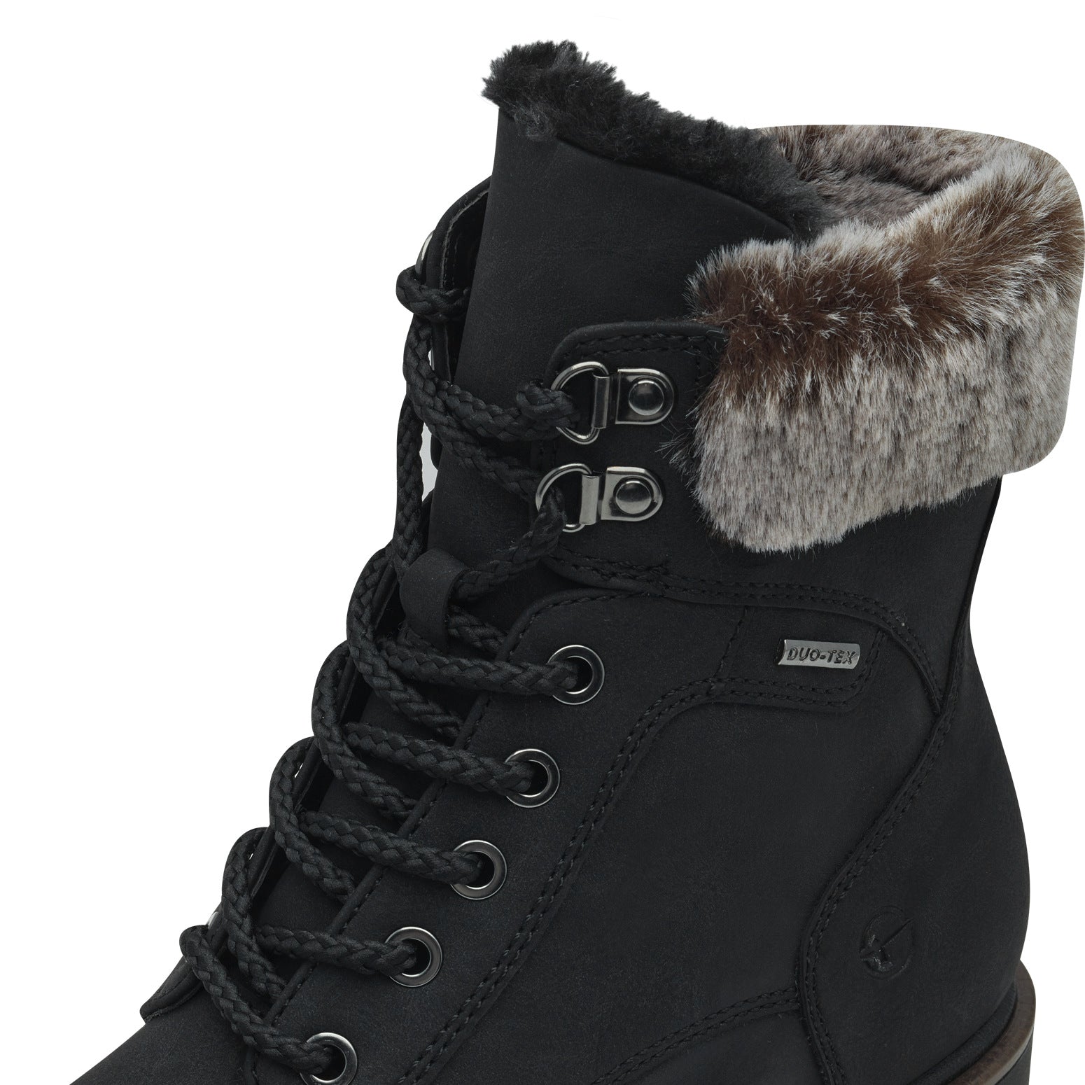 Tamaris - Sort vinterstøvle med tex-membran