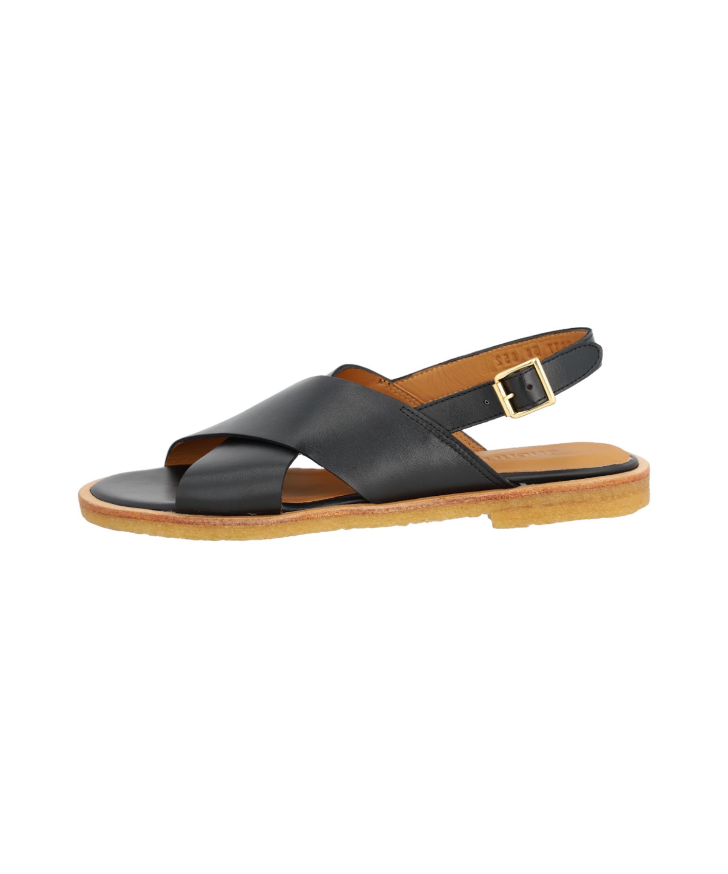 Angulus - Sort dame sandal