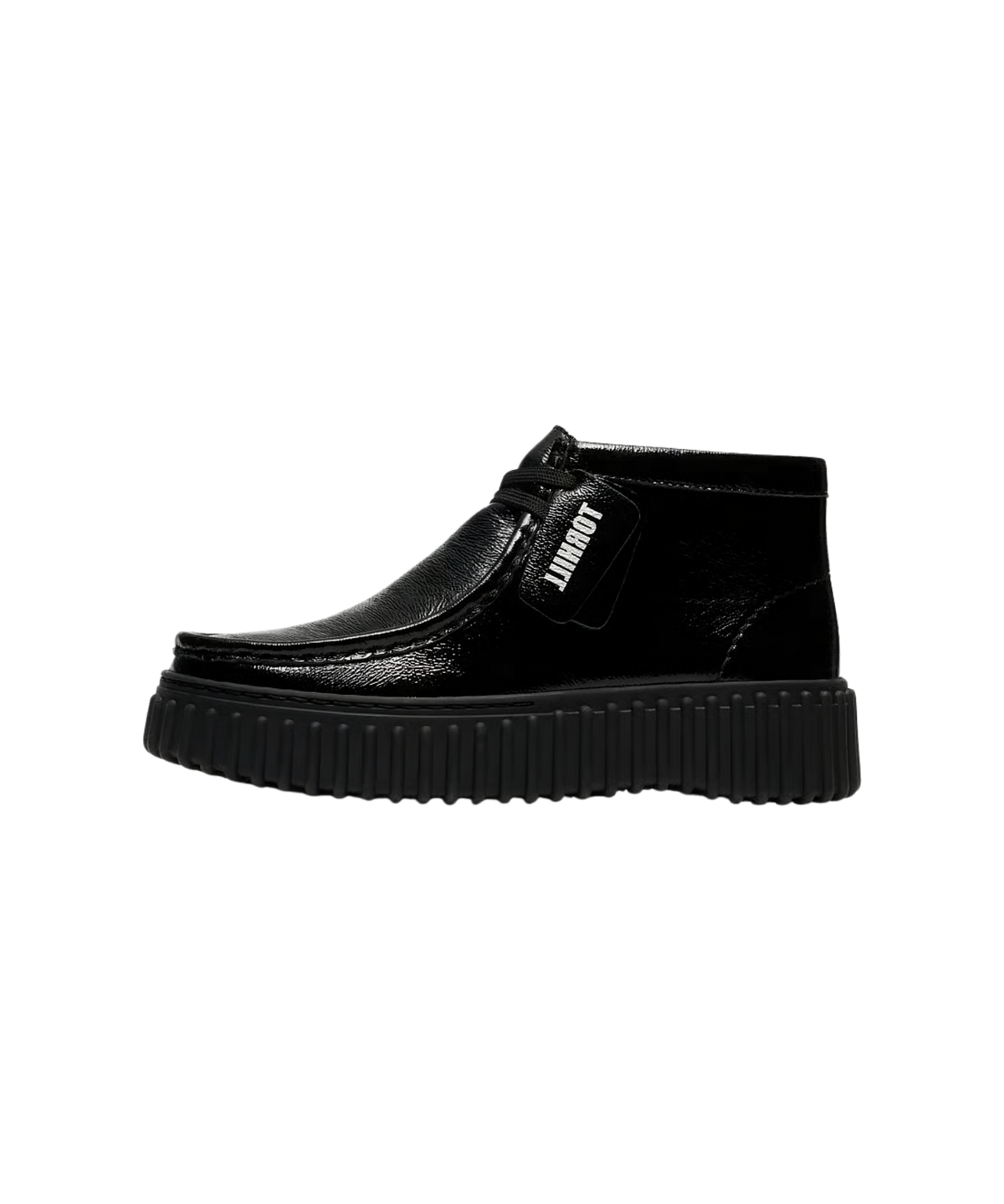 Clarks - Dame sort lak støvle