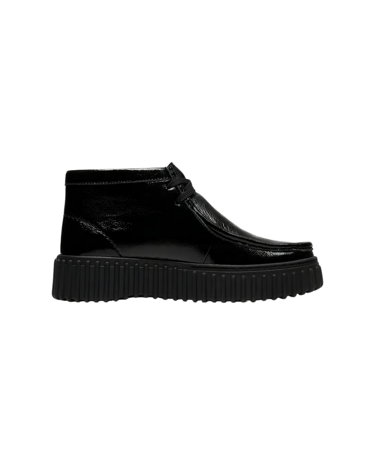 Clarks - Dame sort lak støvle