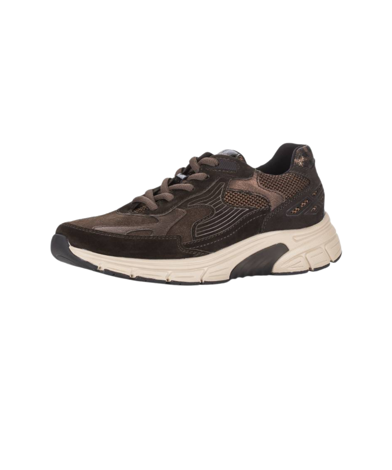 Gabor Rollingsoft - Brun dame sneakers