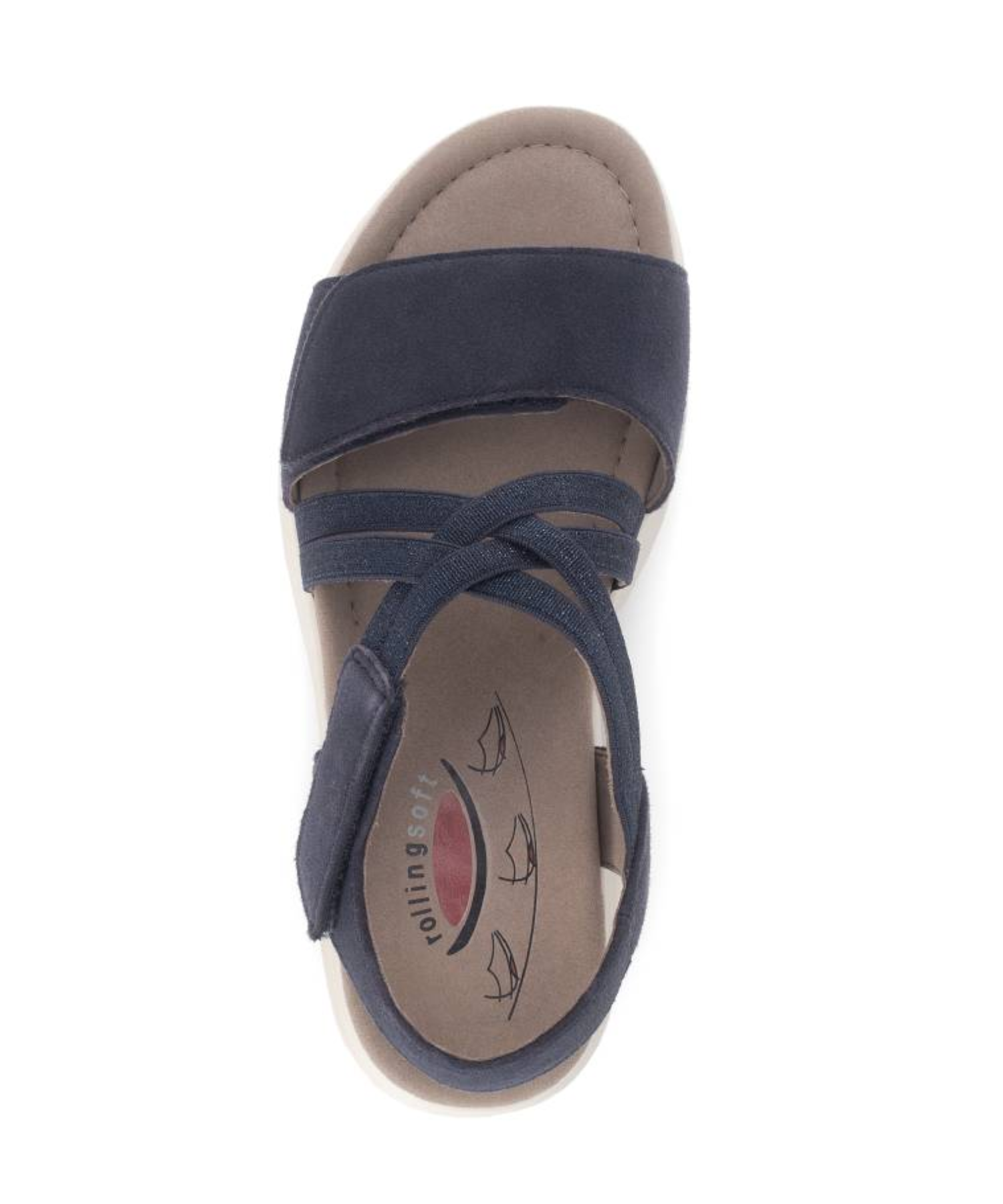 Gabor Rollingsoft - Blå sandal