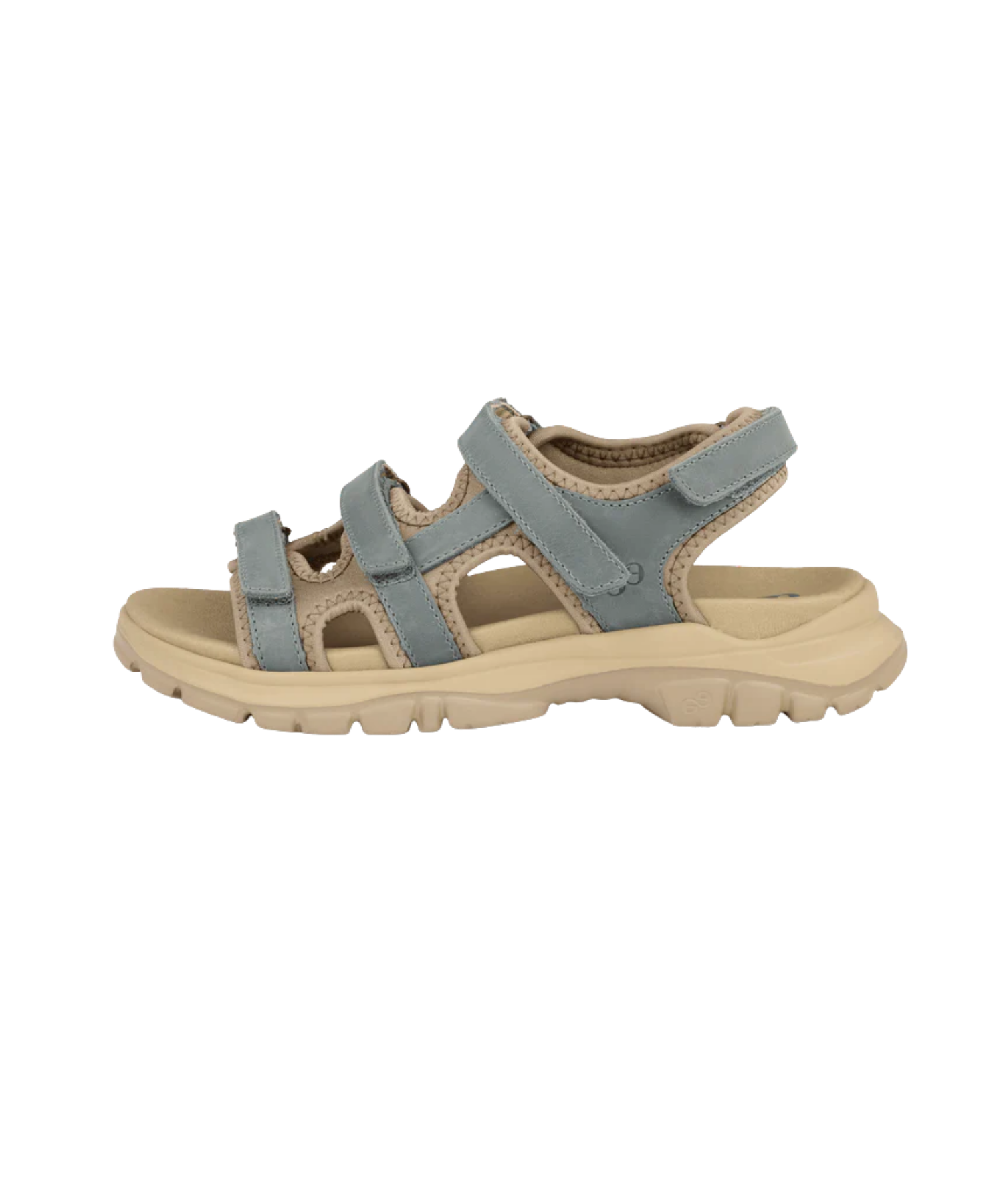 Green Comfort - Damesandal Kiruna light blue