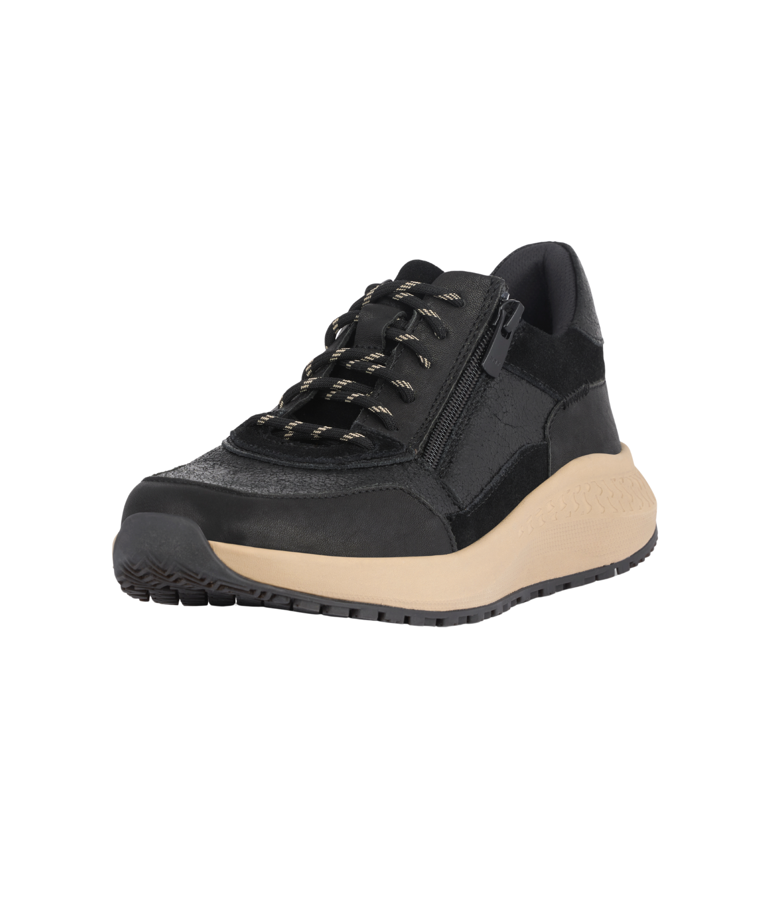 Green Comfort - Zigga sort damesneakers