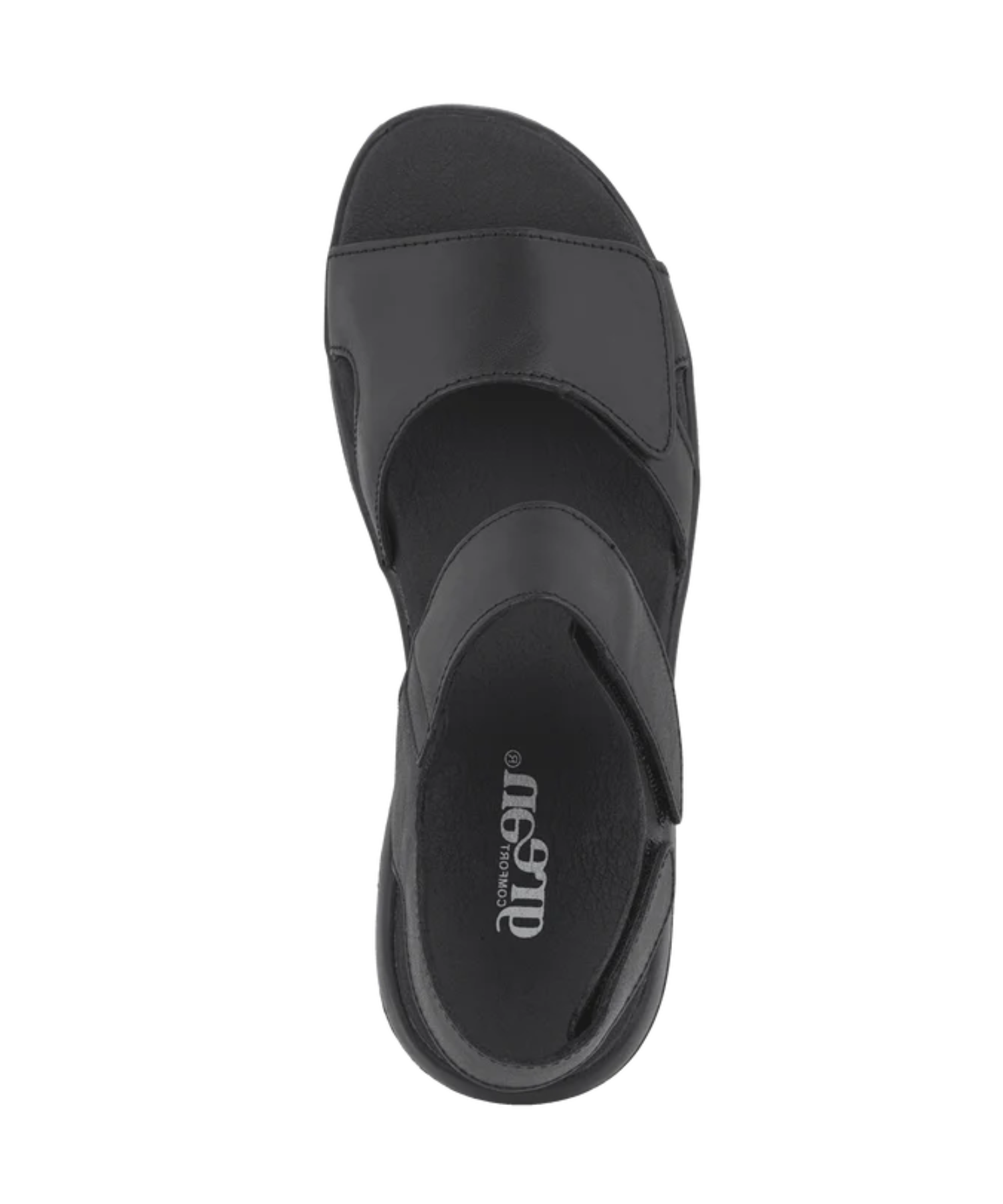 Green Comfort - Sort sandal