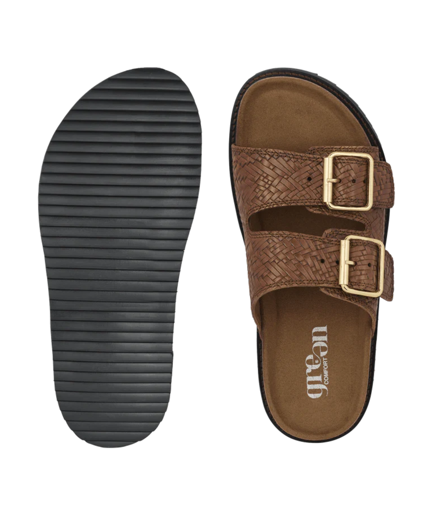 Green Comfort -Brun sandal Mango