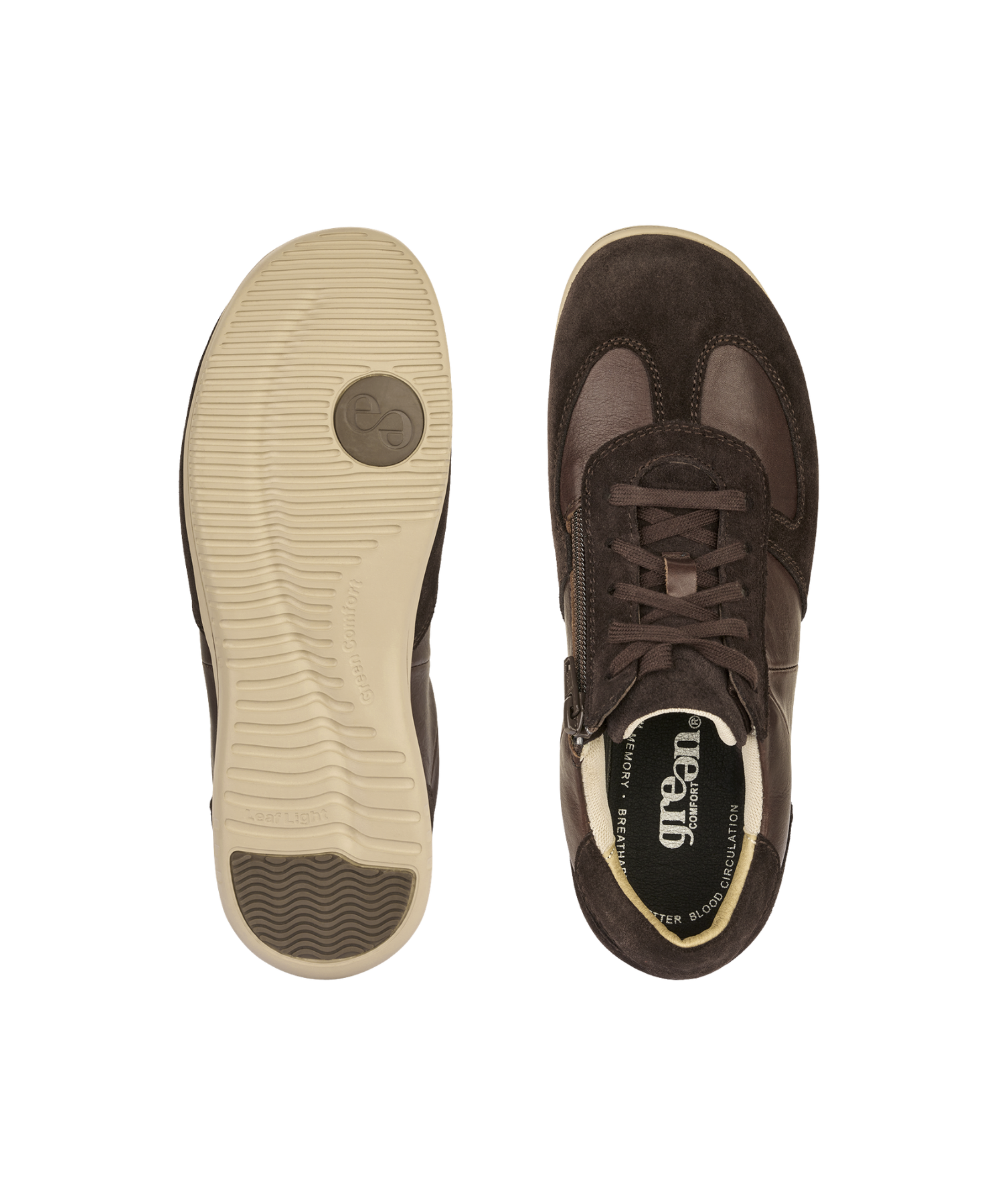 Green comfort - Dame sneakers i ekstra vidde