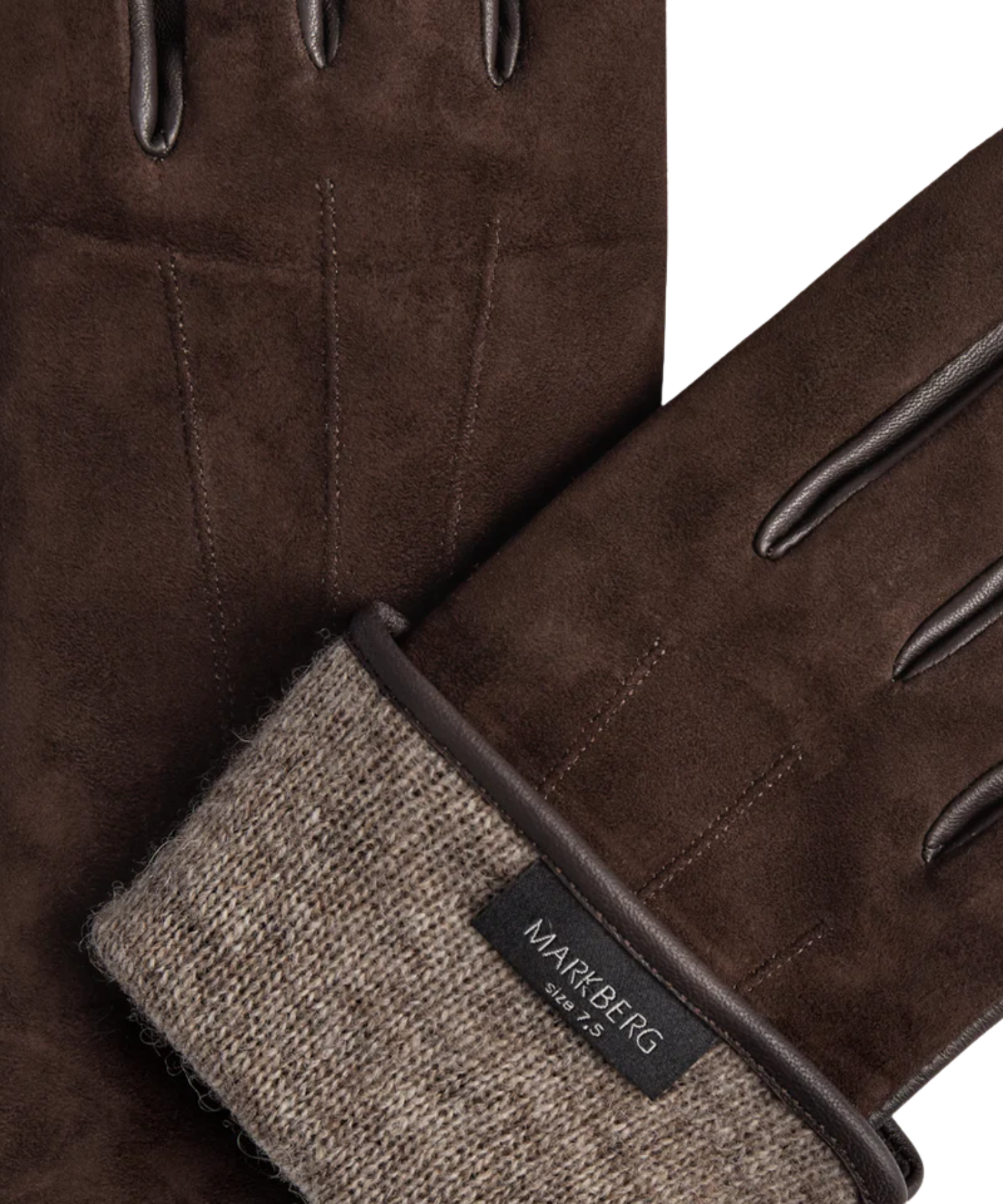 Markberg - Brun ruskind dame handske