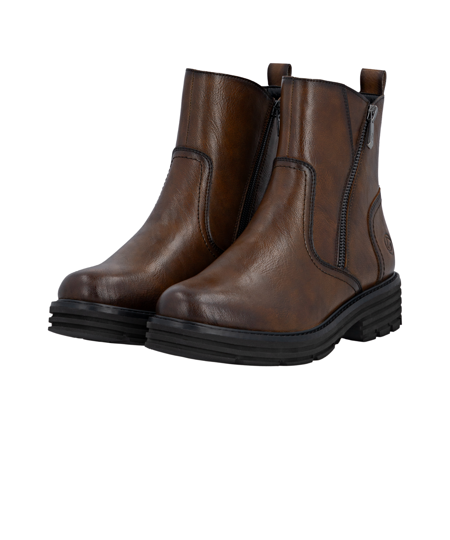 Remonte - Brun læder damestøvle