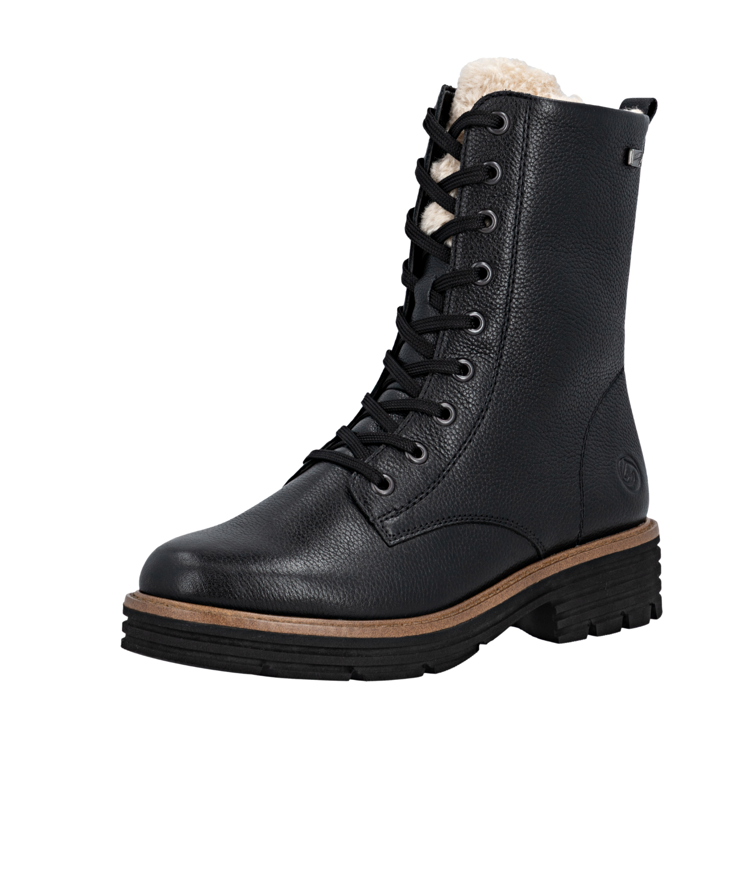 Remonte - Sort vinterstøvle med tex membran