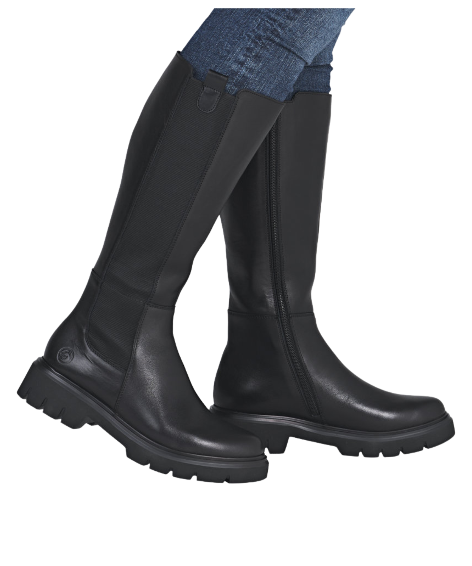 Remonte - Lang dame skind støvle