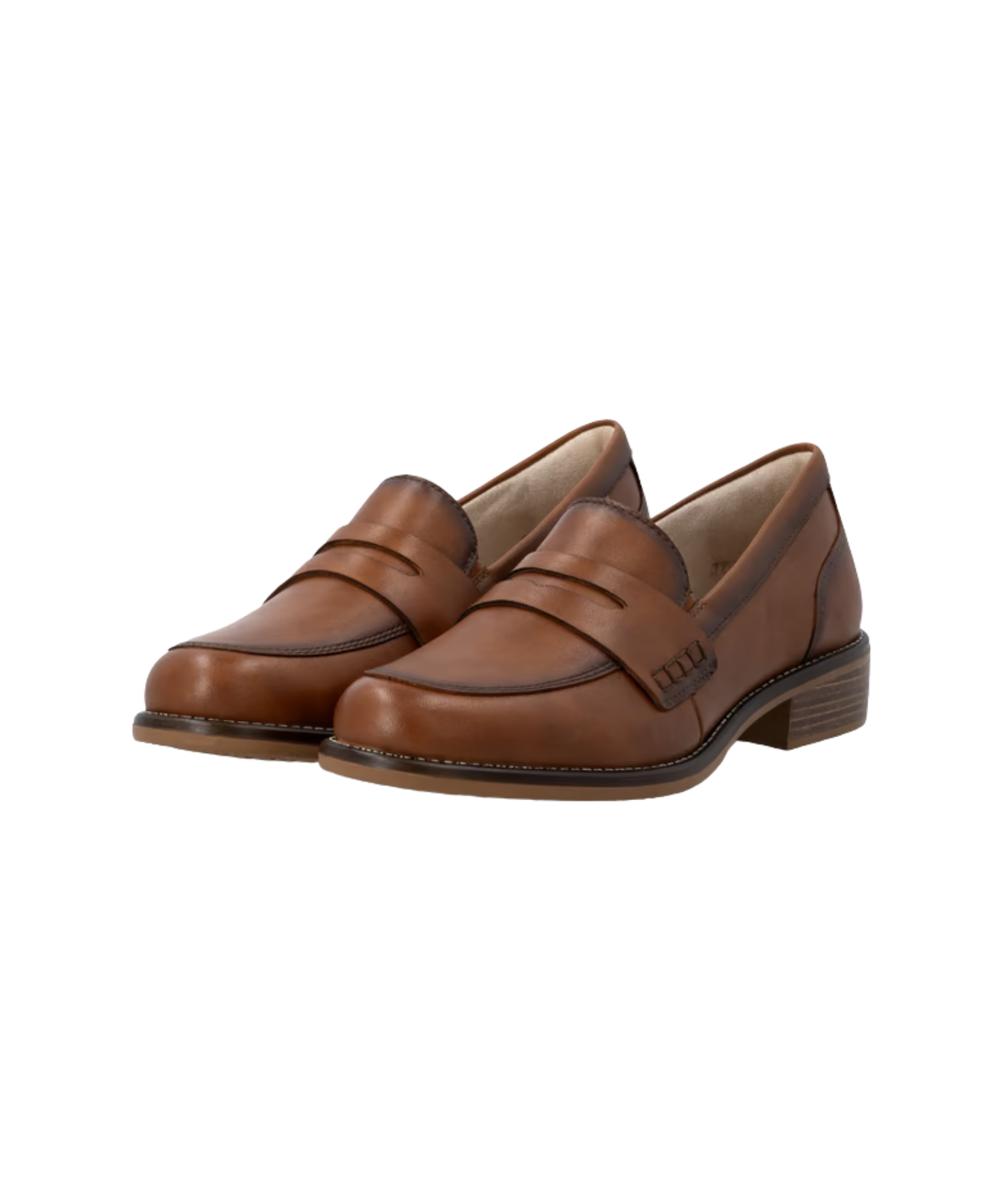 Remonte - Dame loafers I brun skind