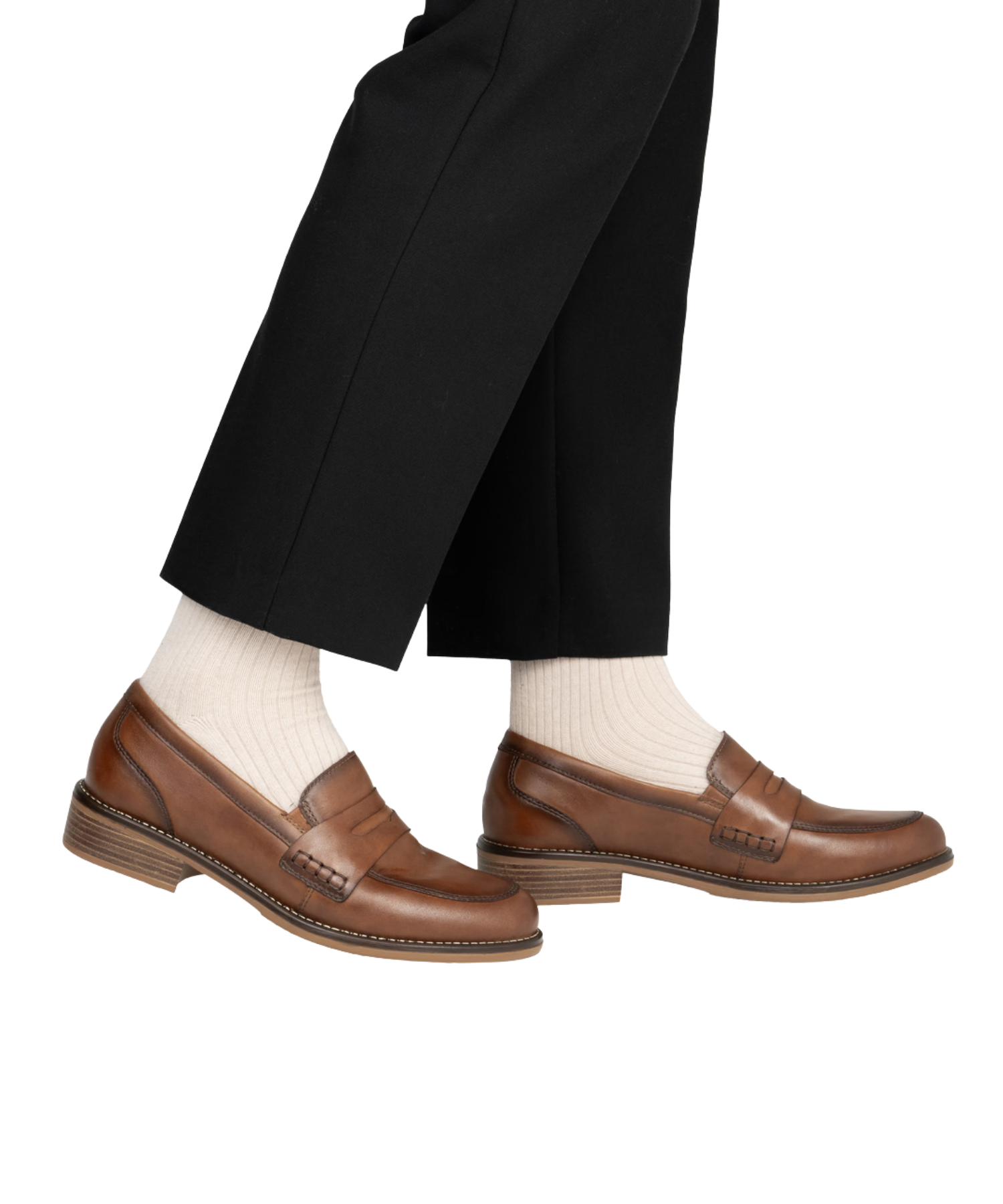 Remonte - Dame loafers I brun skind