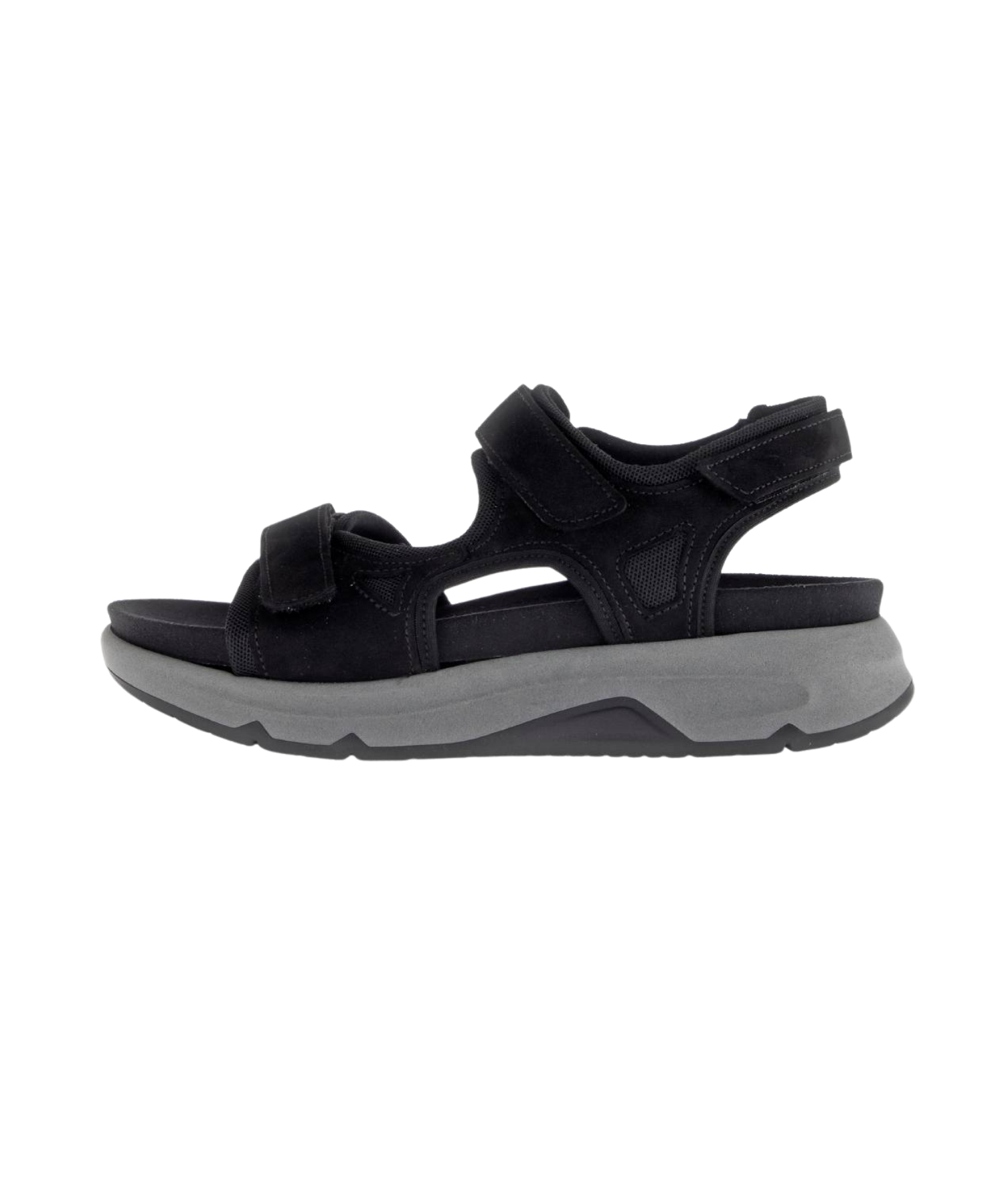 Gabor Rollingsoft - Sort dame sandal