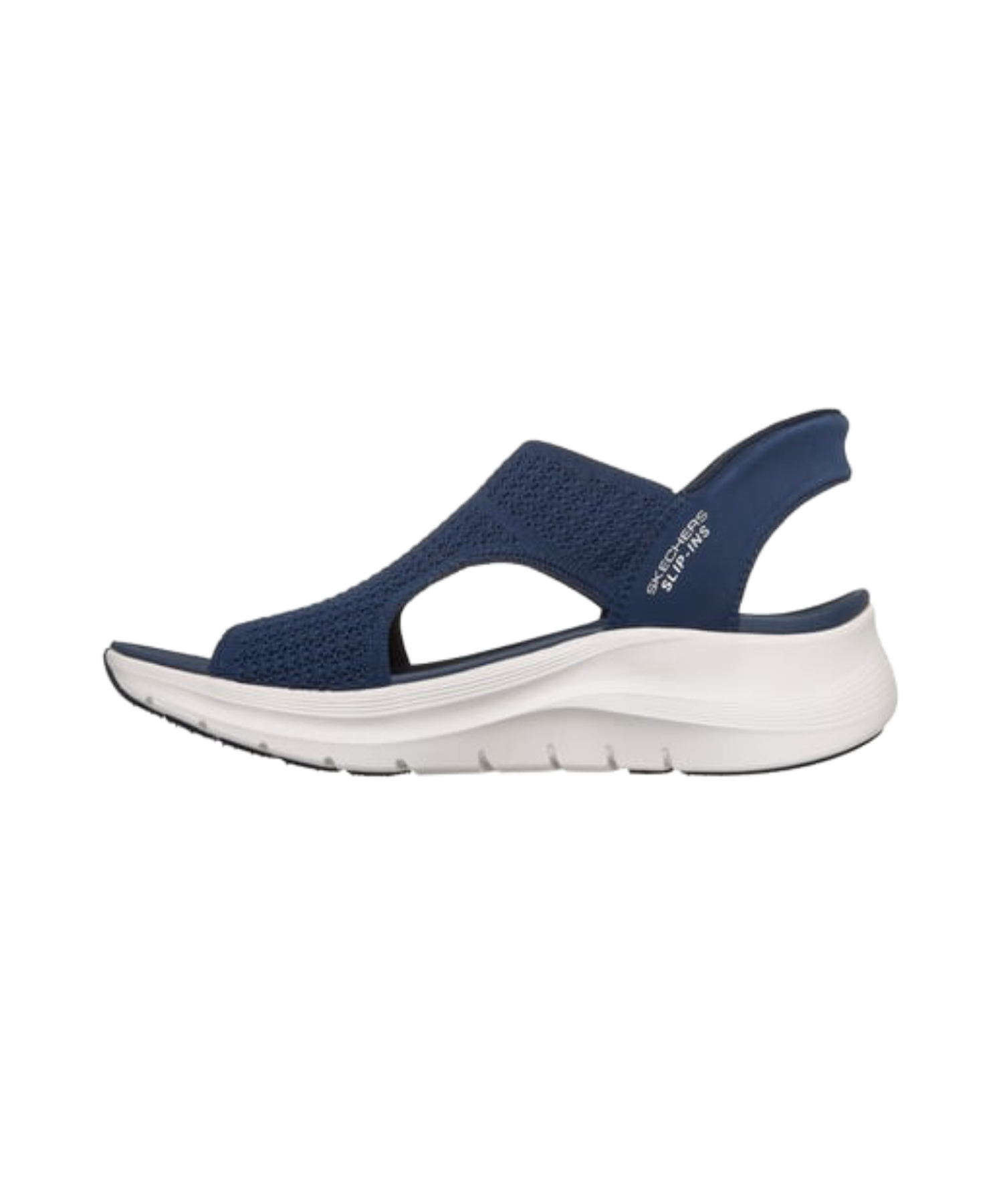 Skechers - Dame slip-in sandal i blå