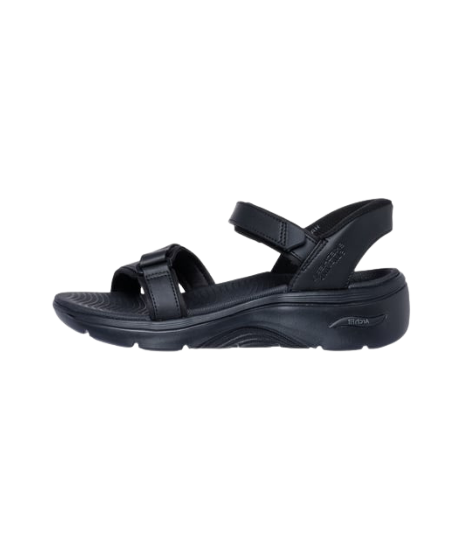 Skechers - Dame slip-in sandal i sort