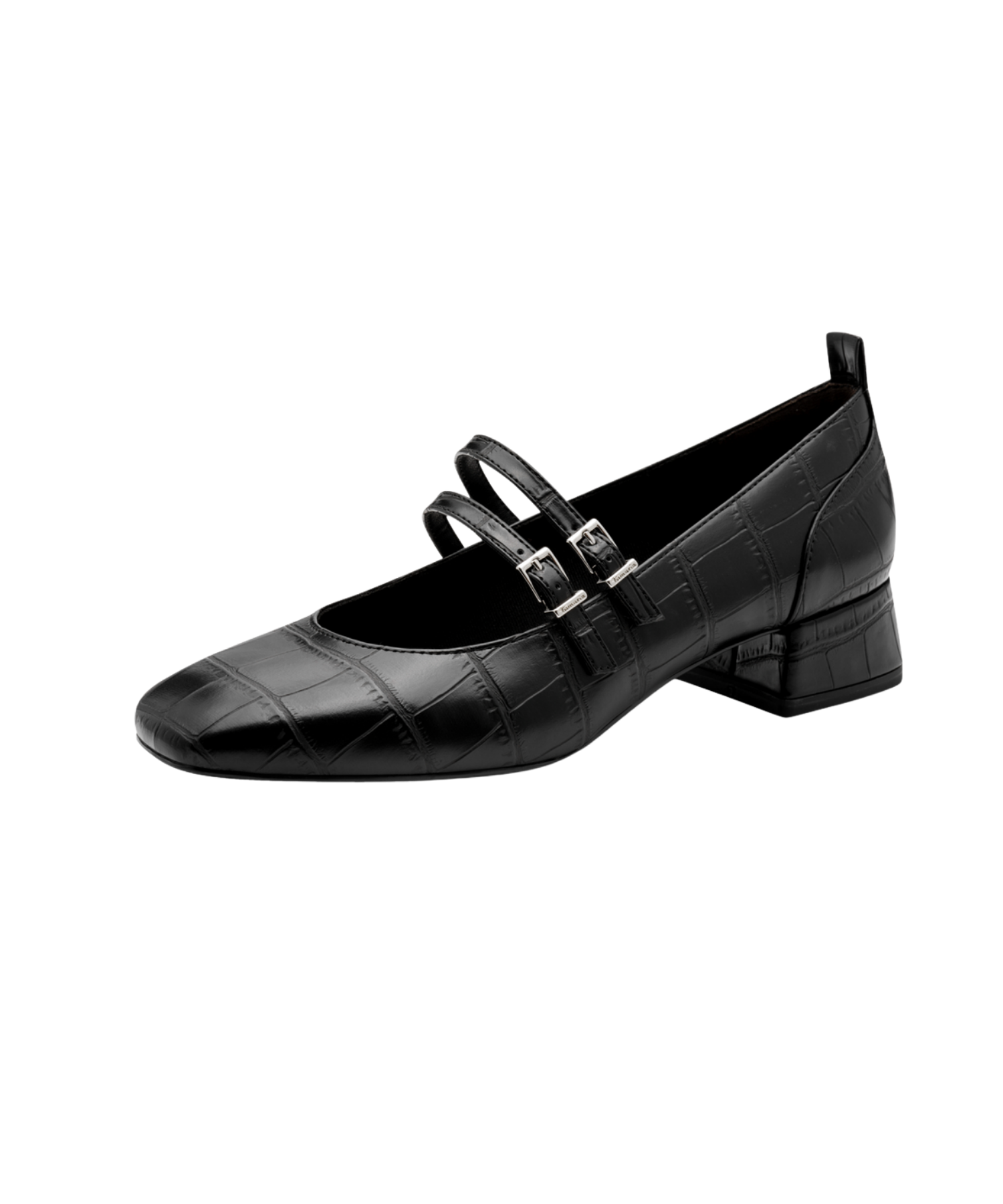 Tamaris - Pumps croco sort