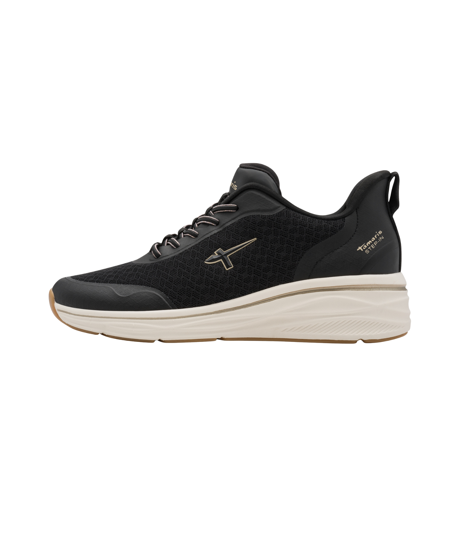 Tamaris - Sort damesneakers "step-in"