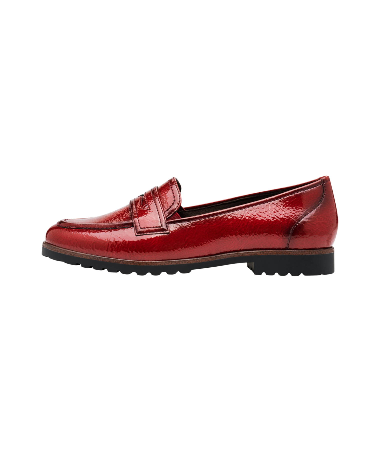 Tamaris - Rød dame loafers