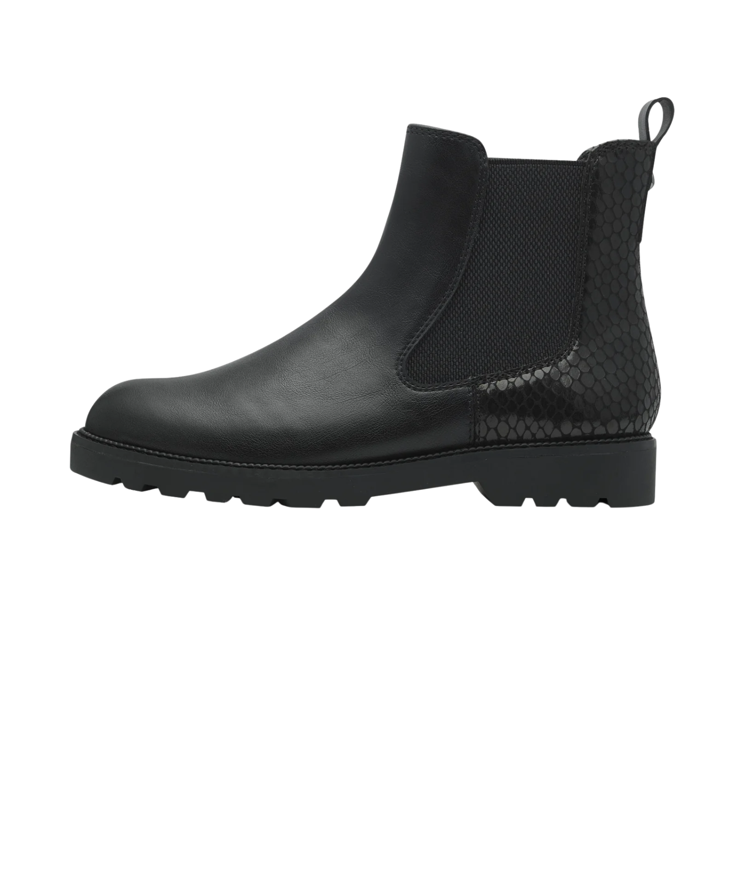 Tamaris - Sort overgangsstøvle til dame