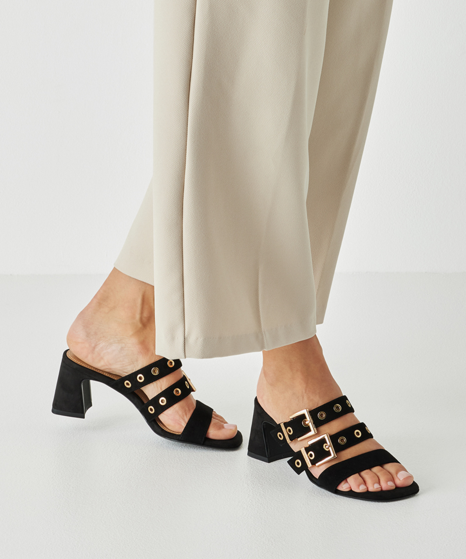 Tamaris - Sort damesandal