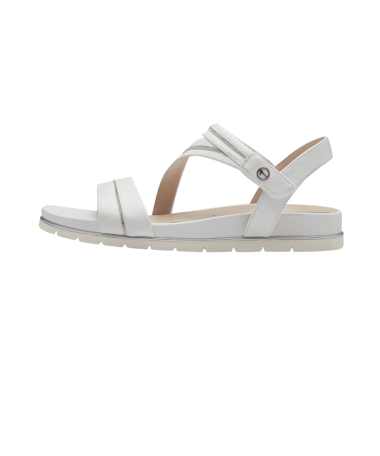 Tamaris - Hvid damesandal