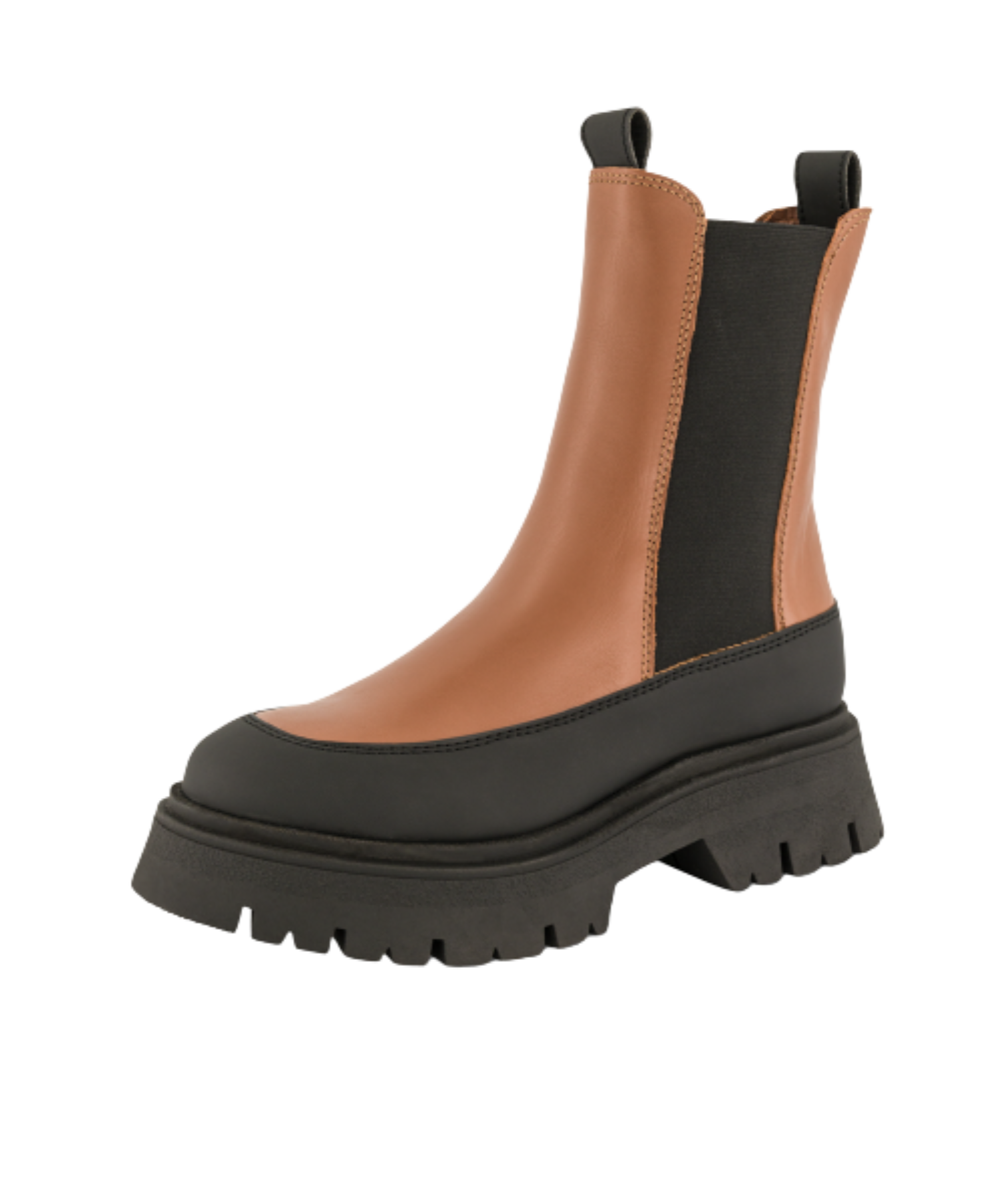 Tamaris - Brun/sort damestøvle