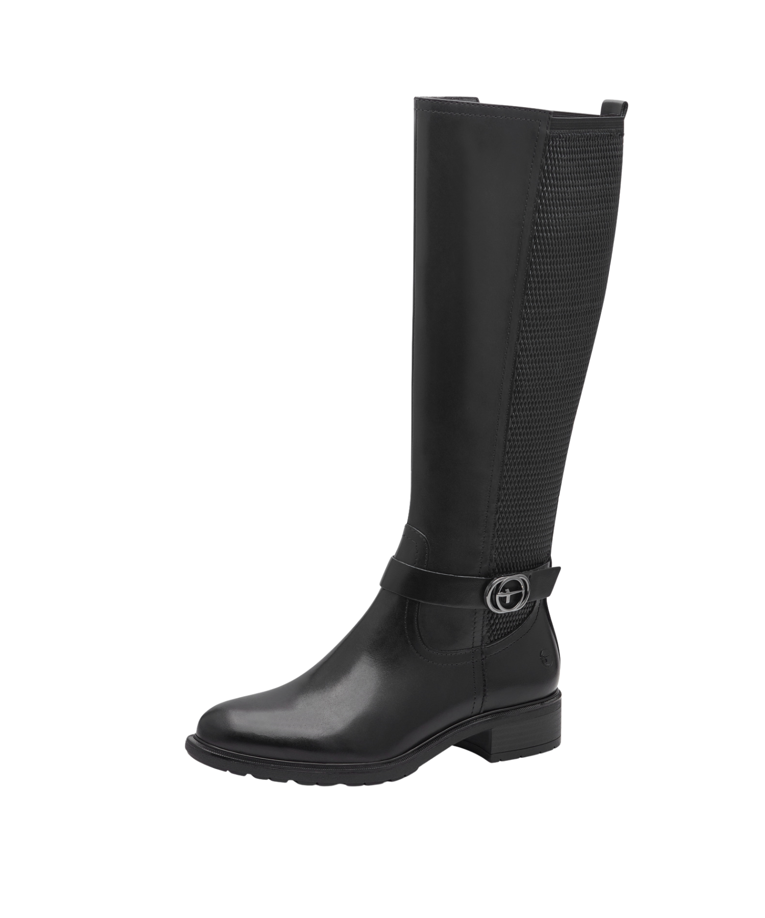 Tamaris - Sort lang dame støvle