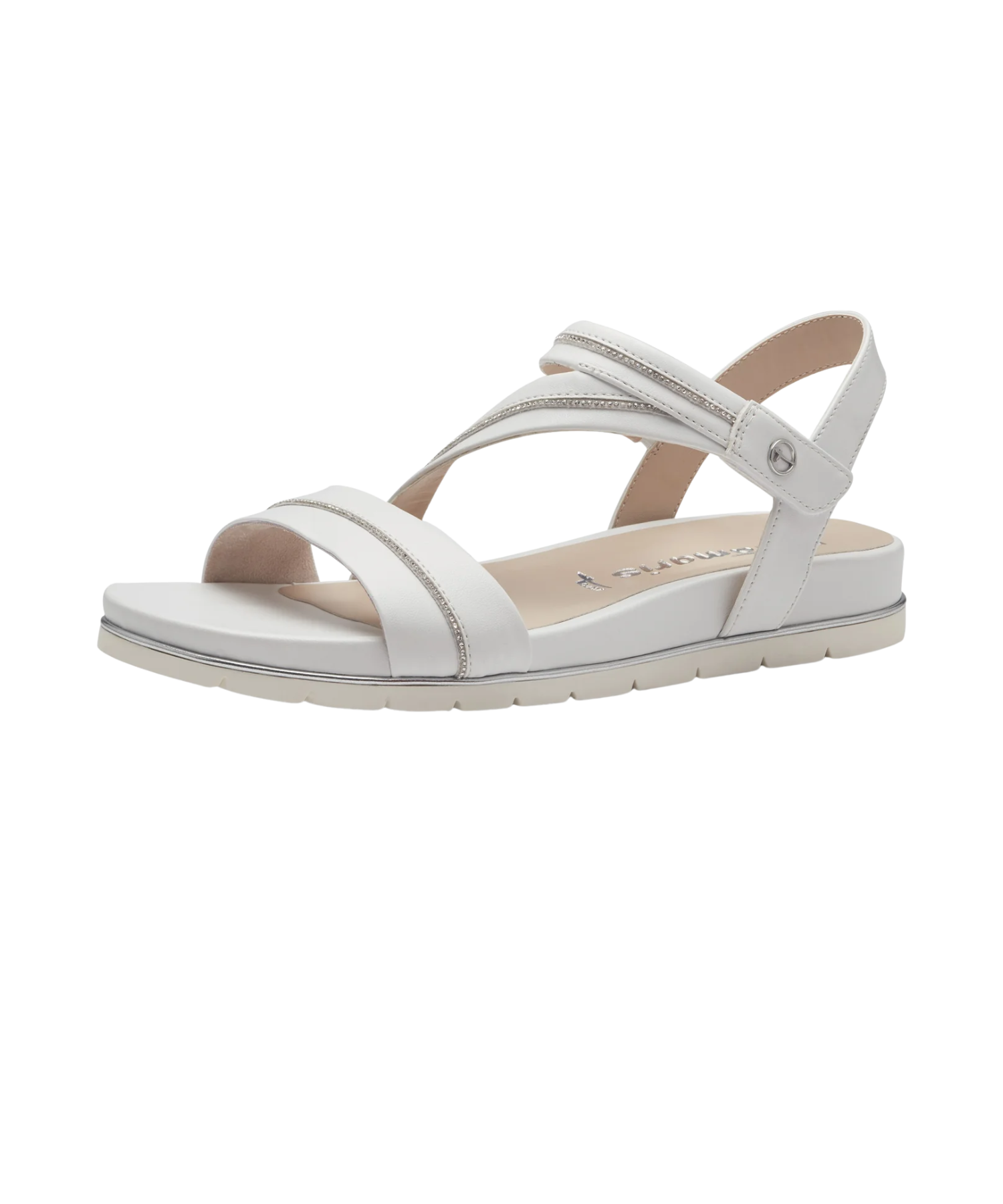 Tamaris - Hvid damesandal