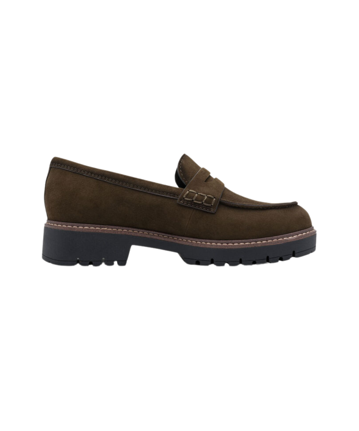 Tamaris - Dame loafers i oliven