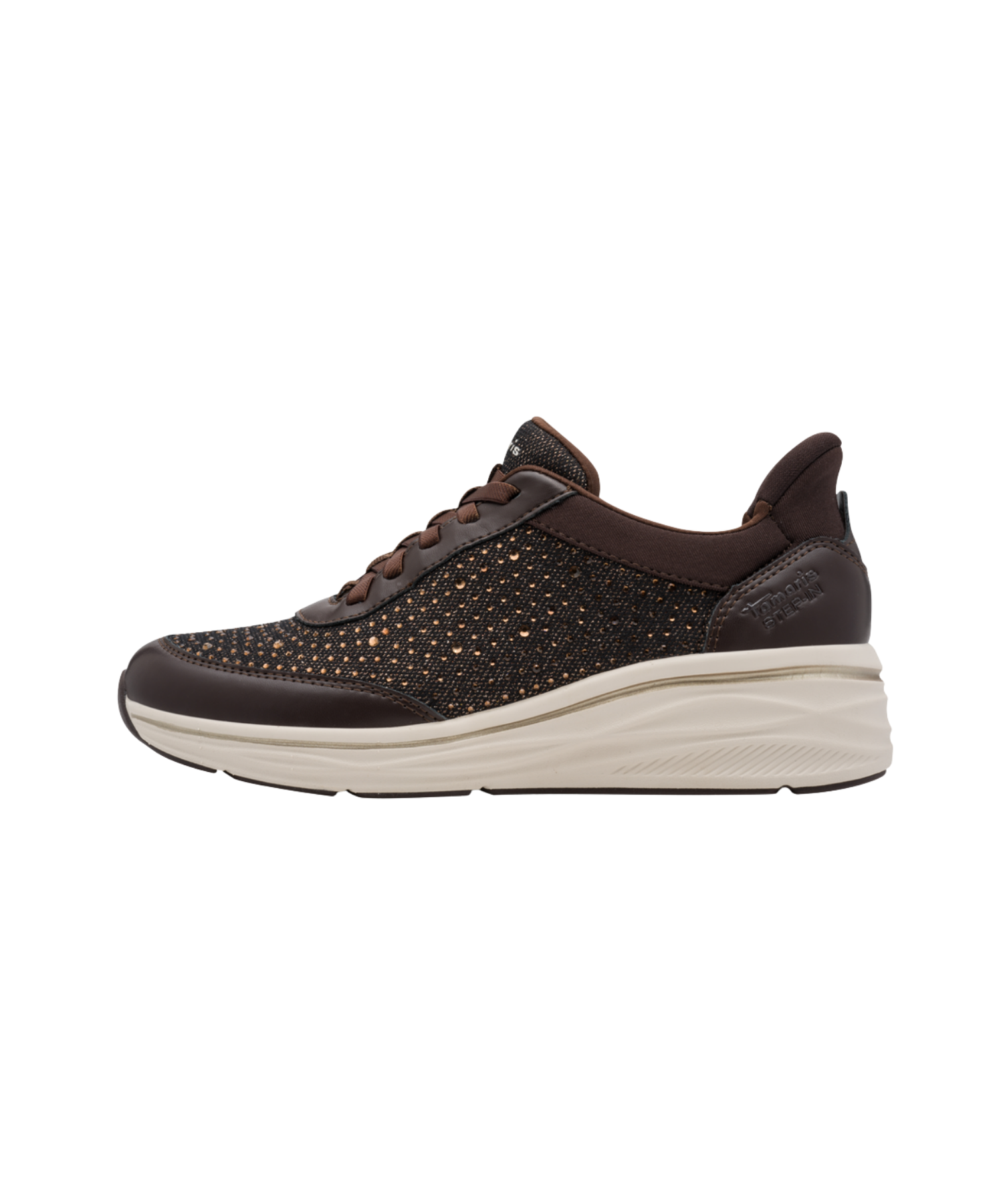 Tamaris - Dame sneakers med glimmer
