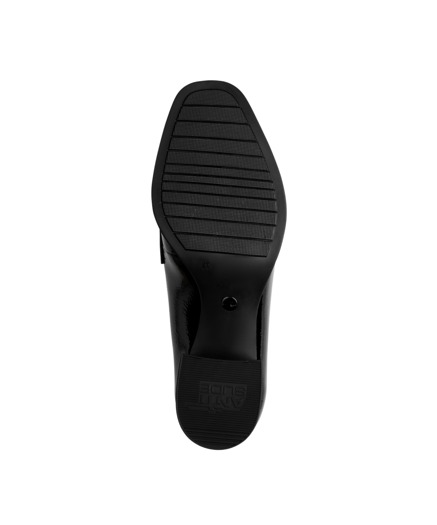 Tamaris - Sort dame loafers i lak