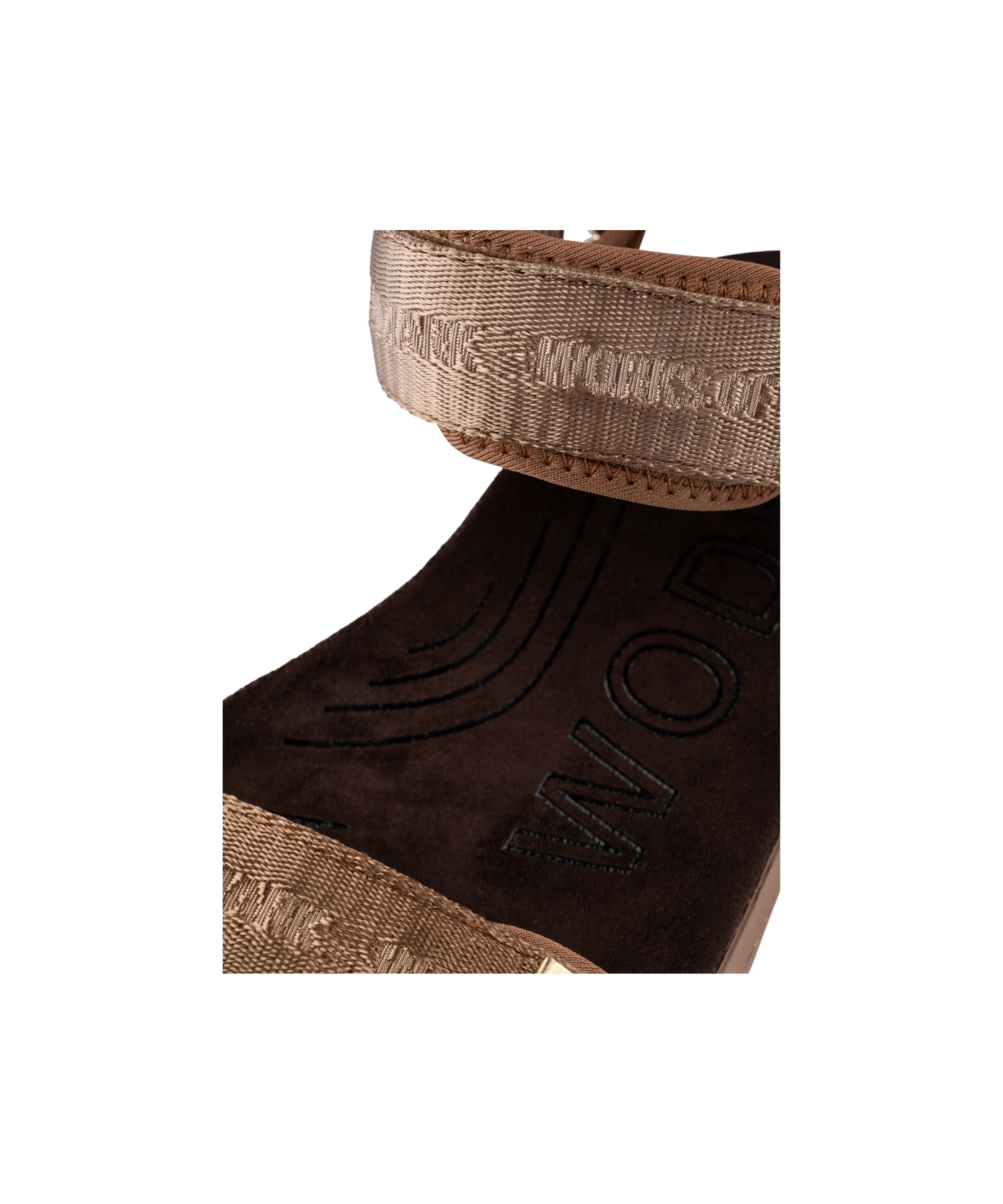 Woden - Line Heritage Damesandal Caramel
