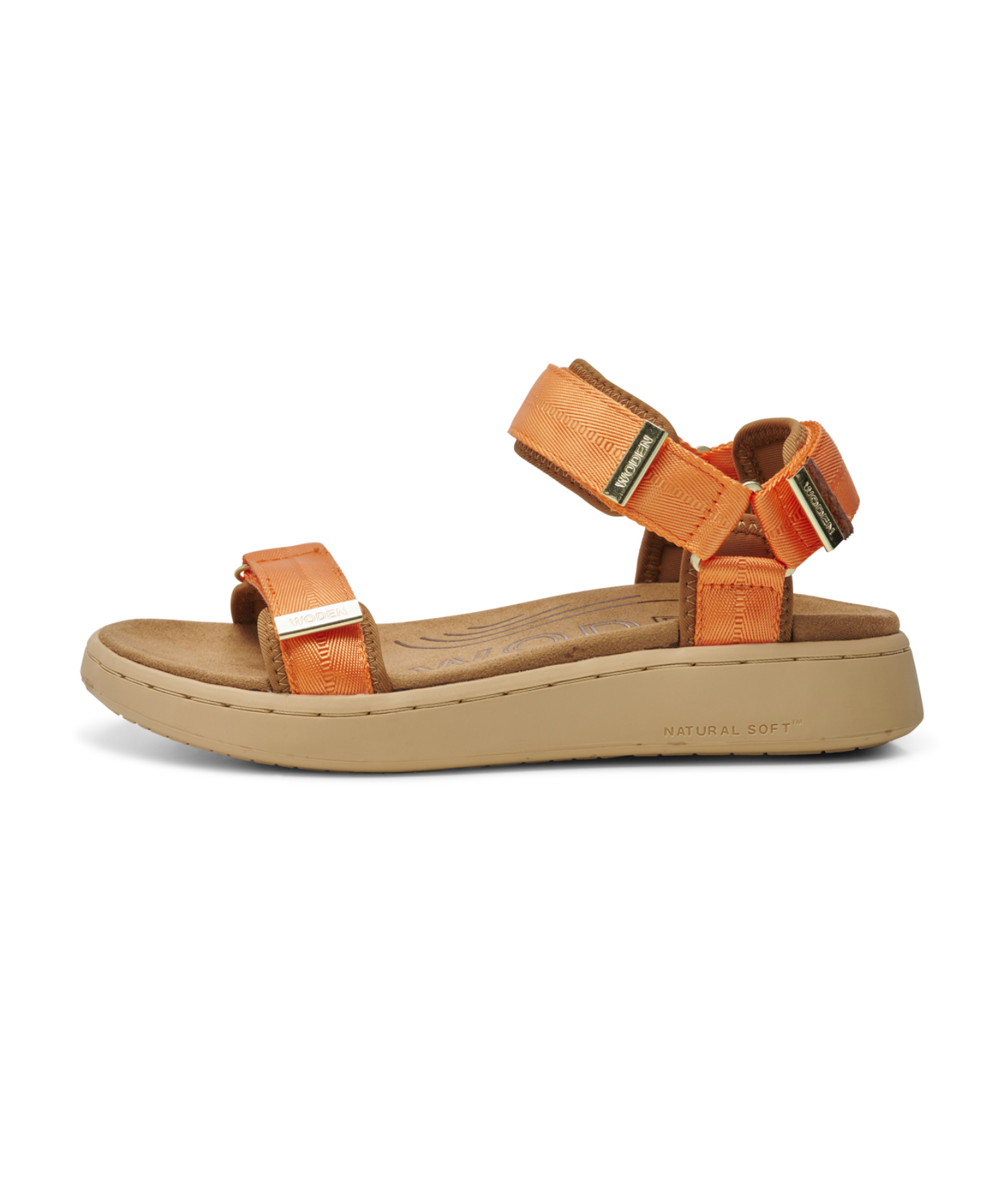 Woden - Line tiger damesandal