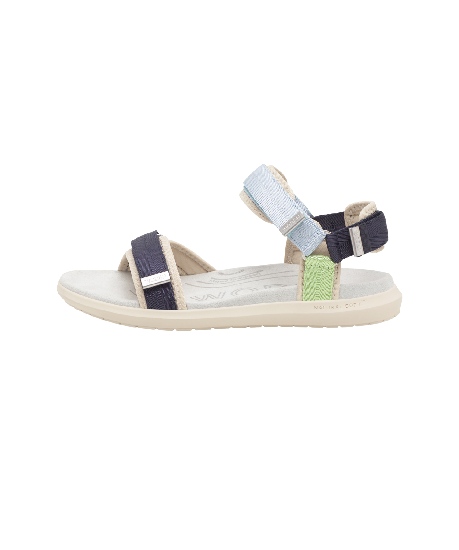 Woden - Line Lite Damesandal Moonstone