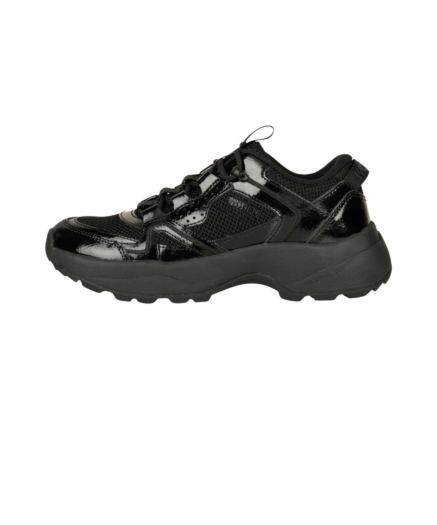 Woden - Sort damesneakers