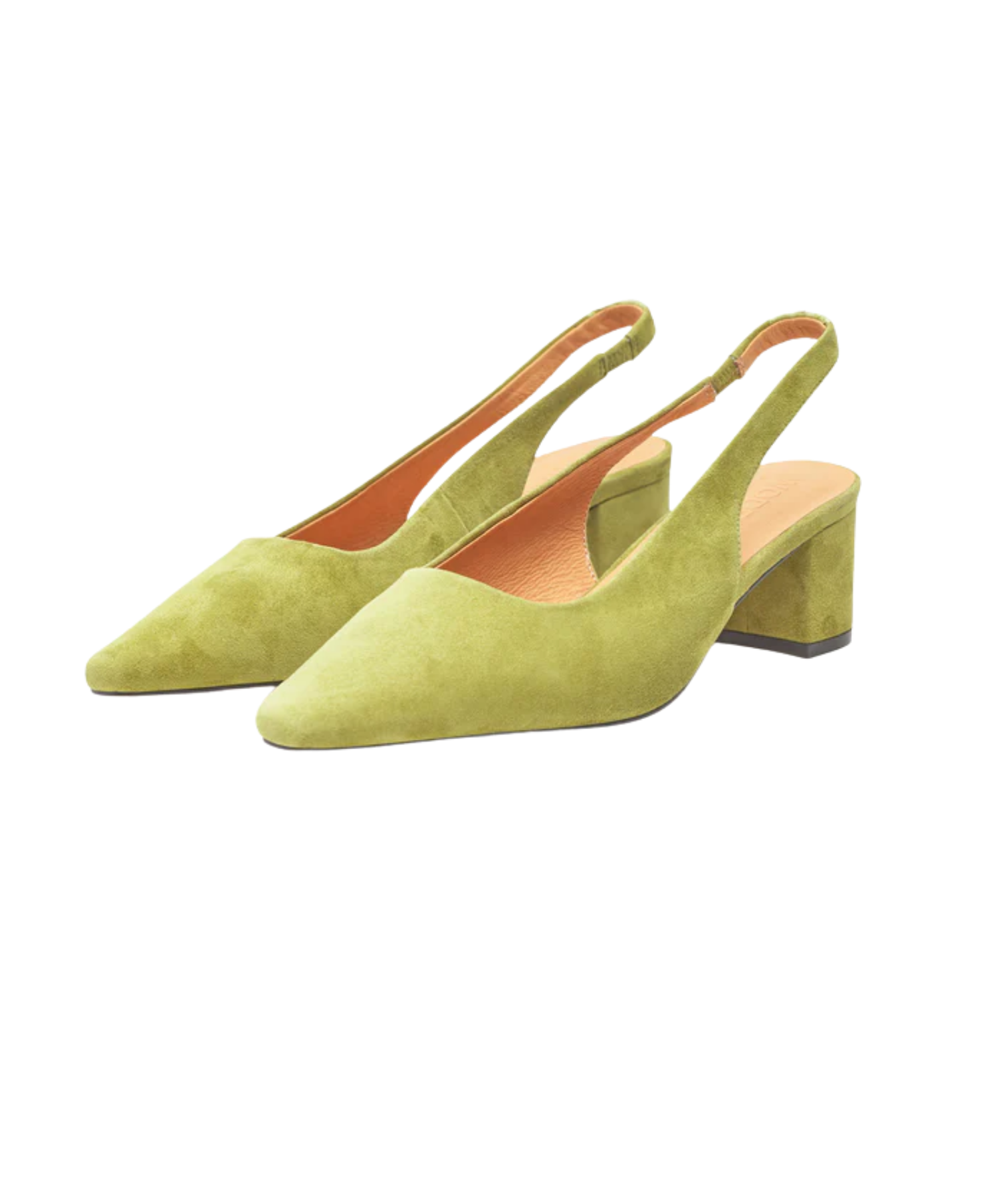 Woden - Damepumps i bambus grøn