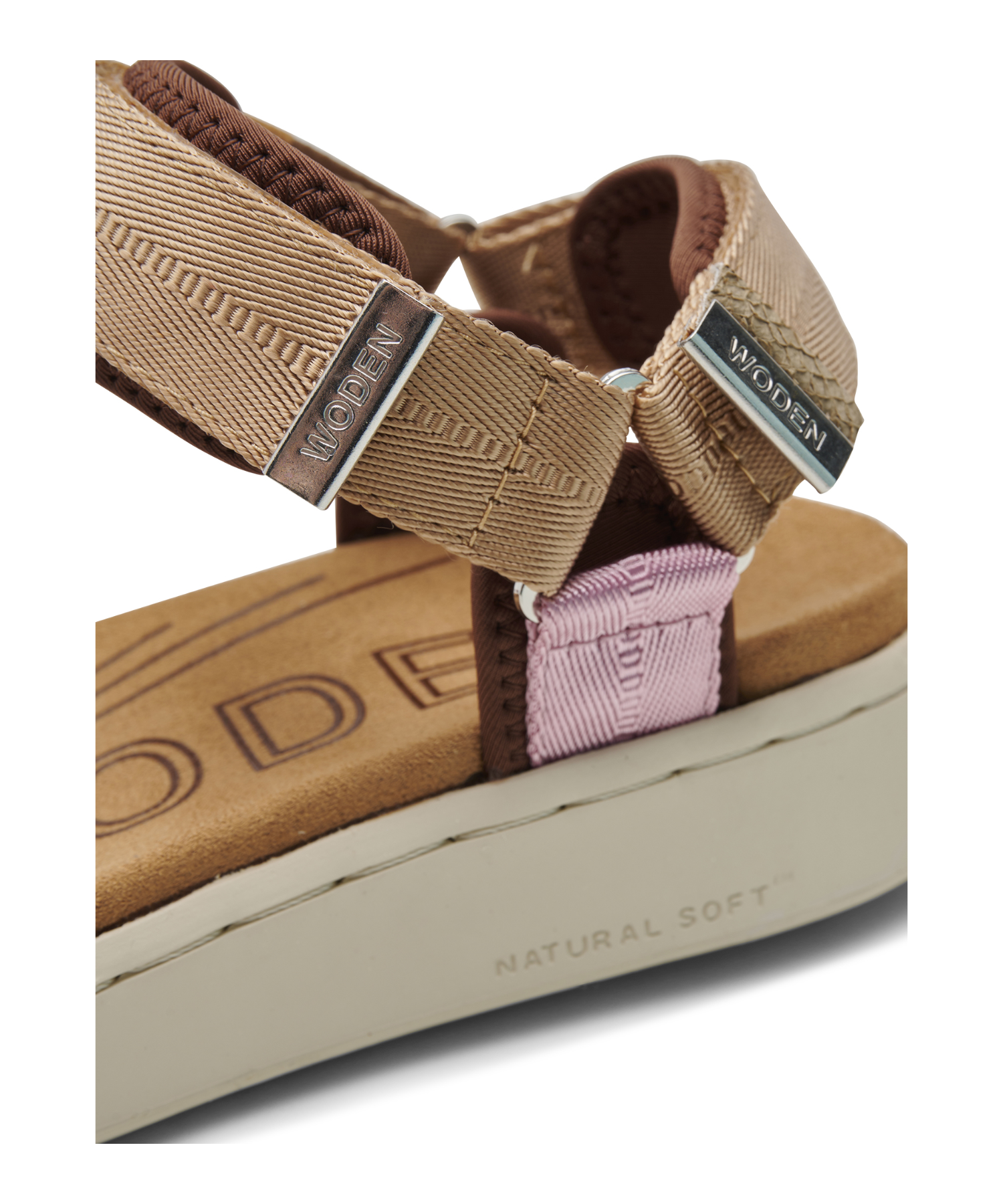 Woden - Multi Rose damesandal