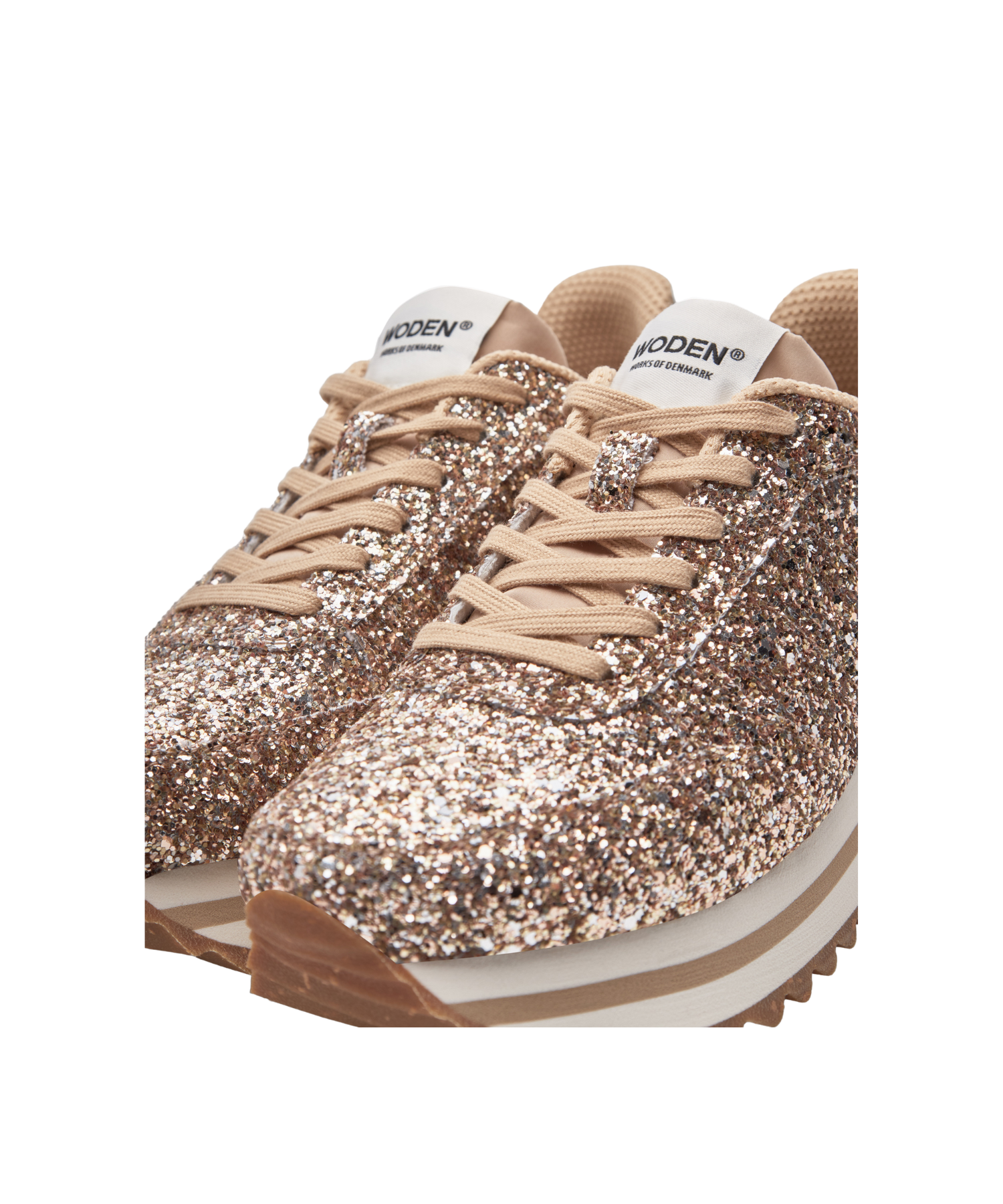Woden - Multi glimmer sneakers dame