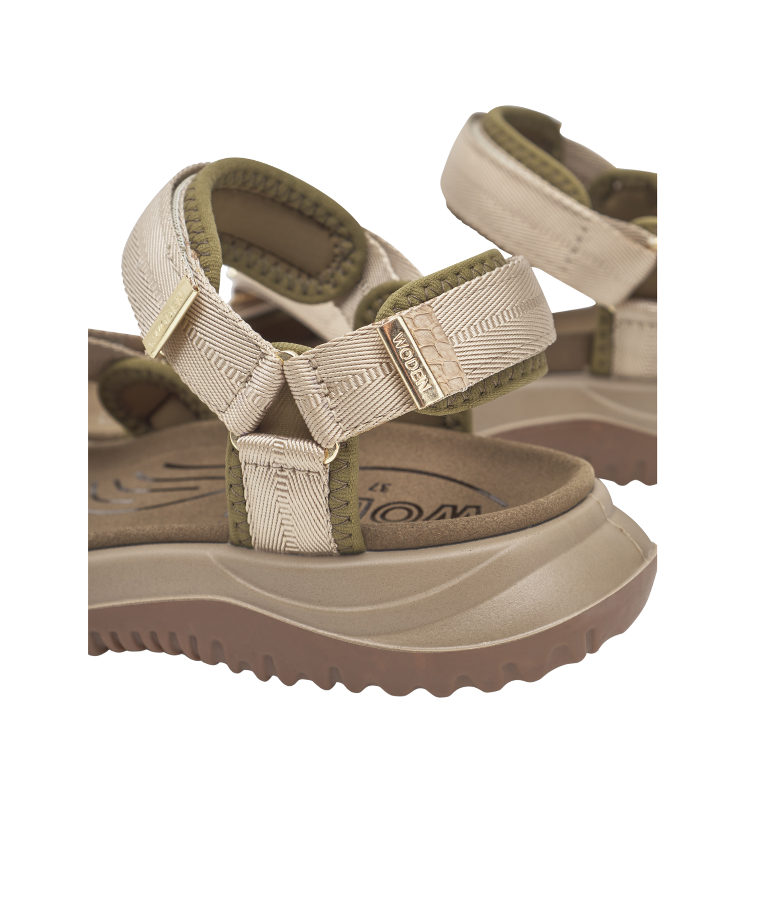 Woden - Solvej Damesandal Stone