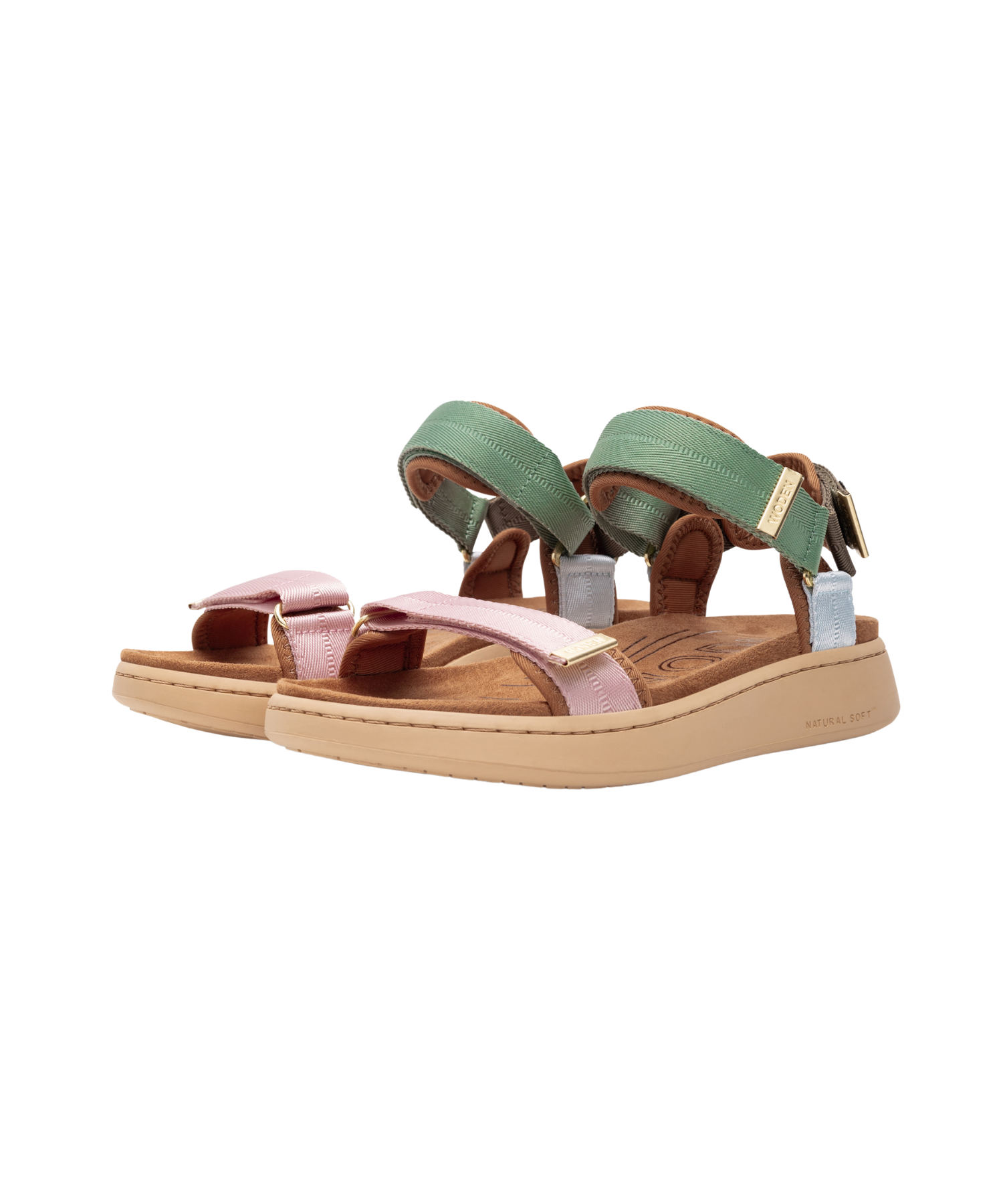 Woden - Line Algae Multi Damesandal