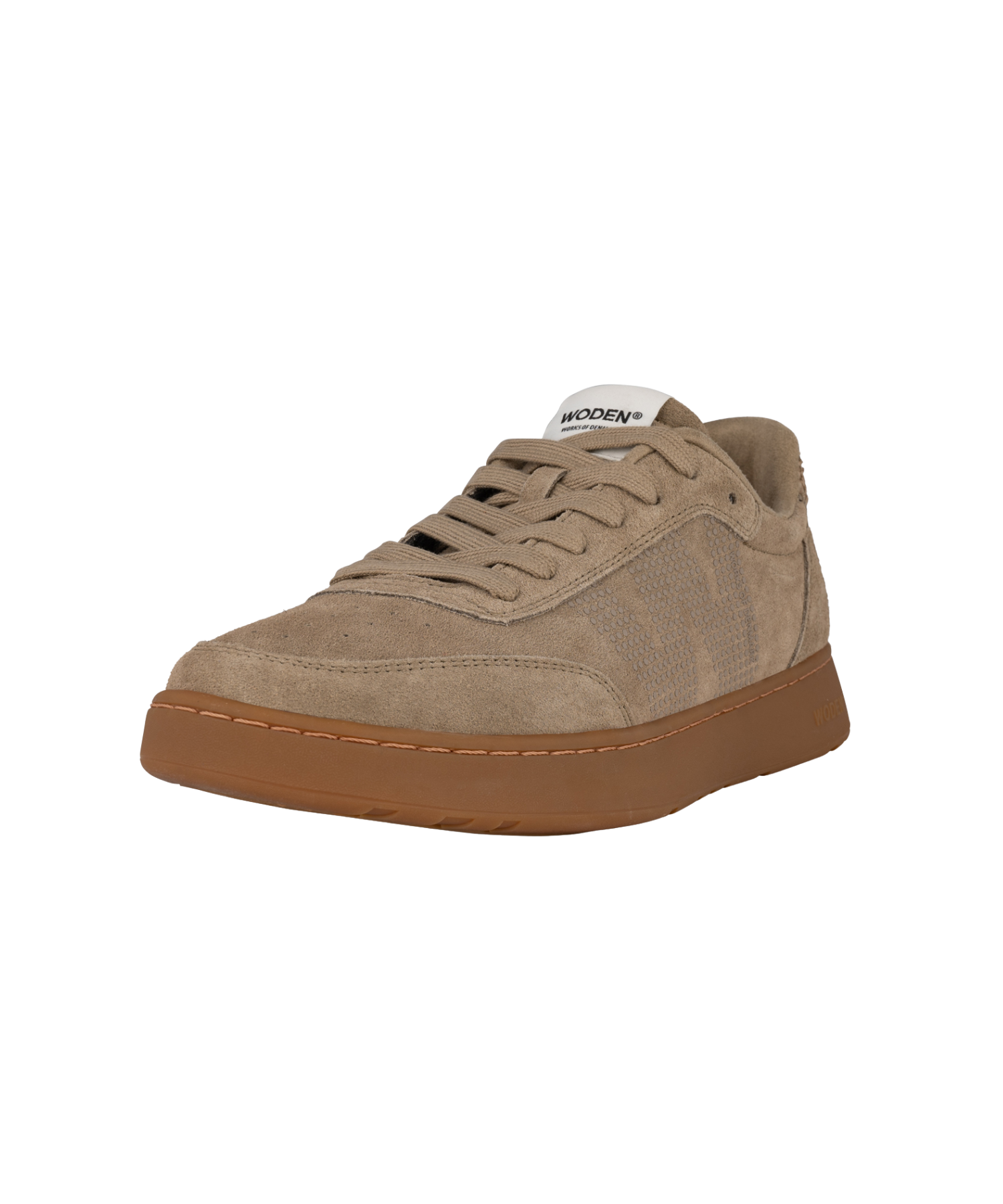 Woden - Herresneakers "Silver milk"