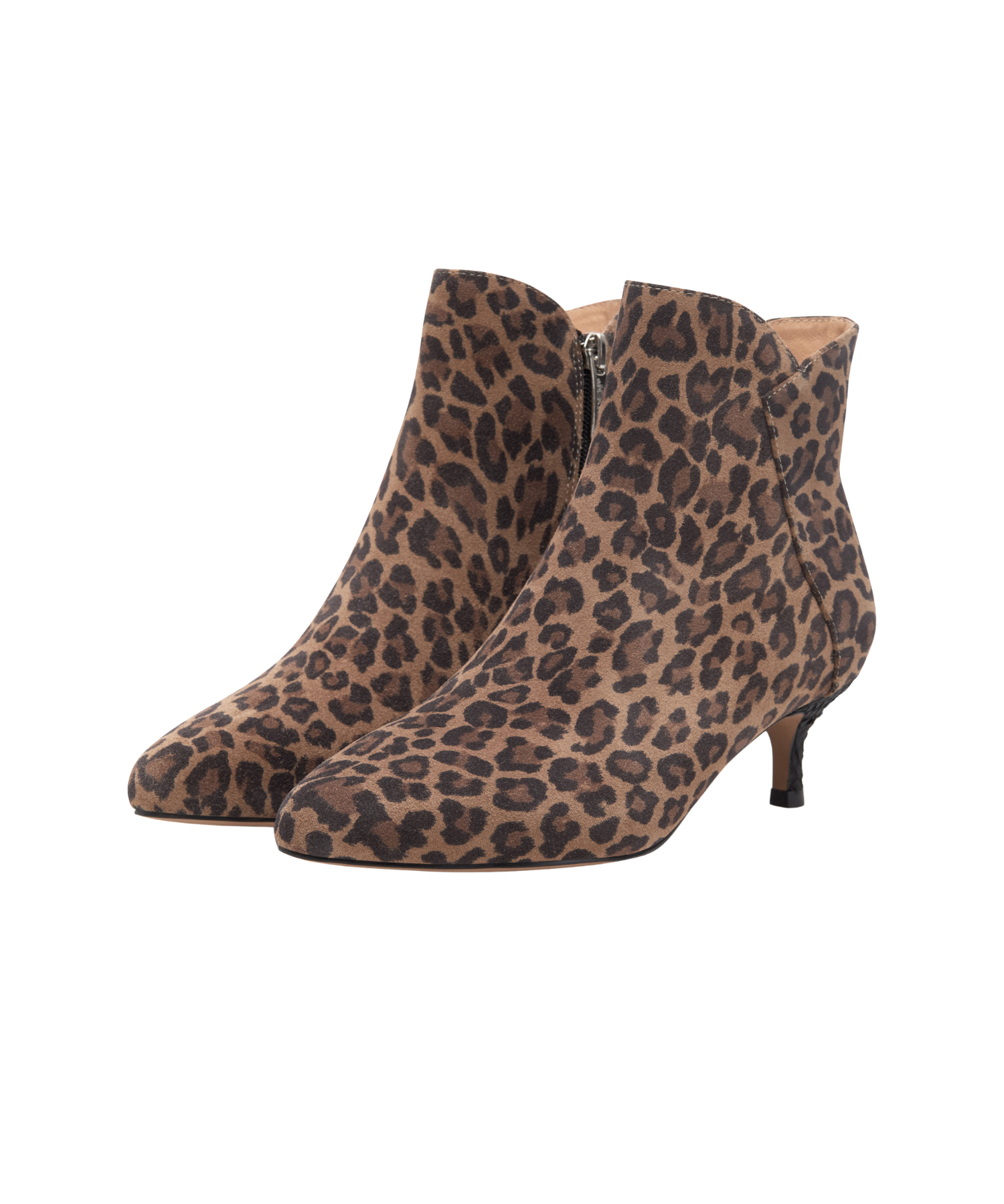 Woden - Ankelstøvle til damer med leopard