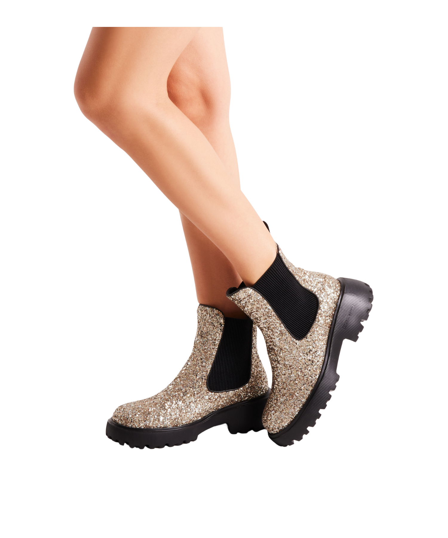 Woden - Aya multi glitter støvle