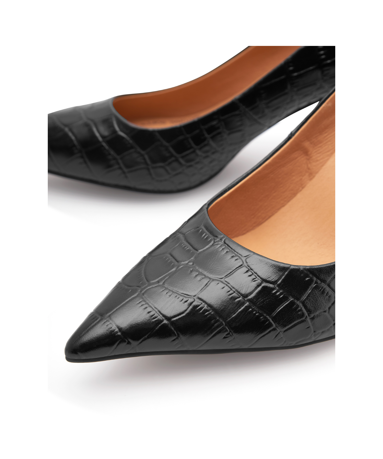 Woden - Damepumps Croco