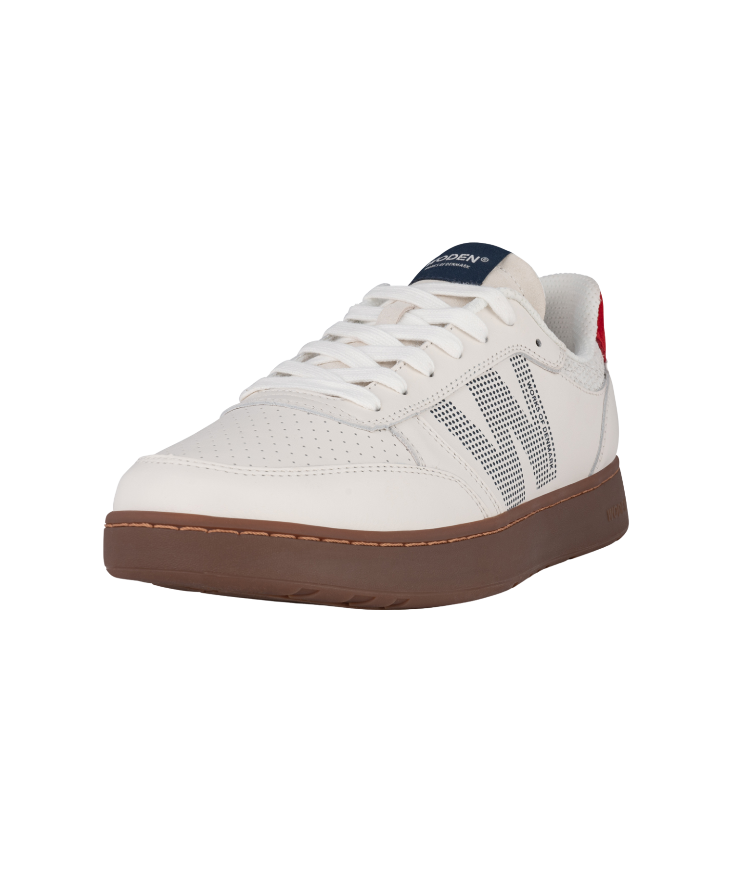 Woden - Hvid herresneakers
