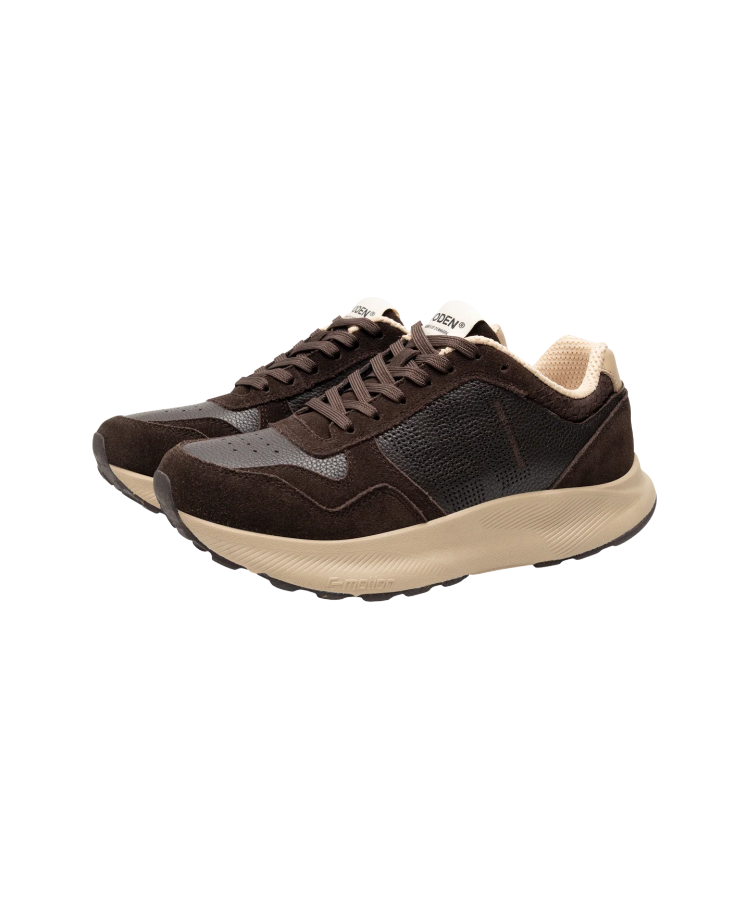 Woden - Dame sneakers I brun