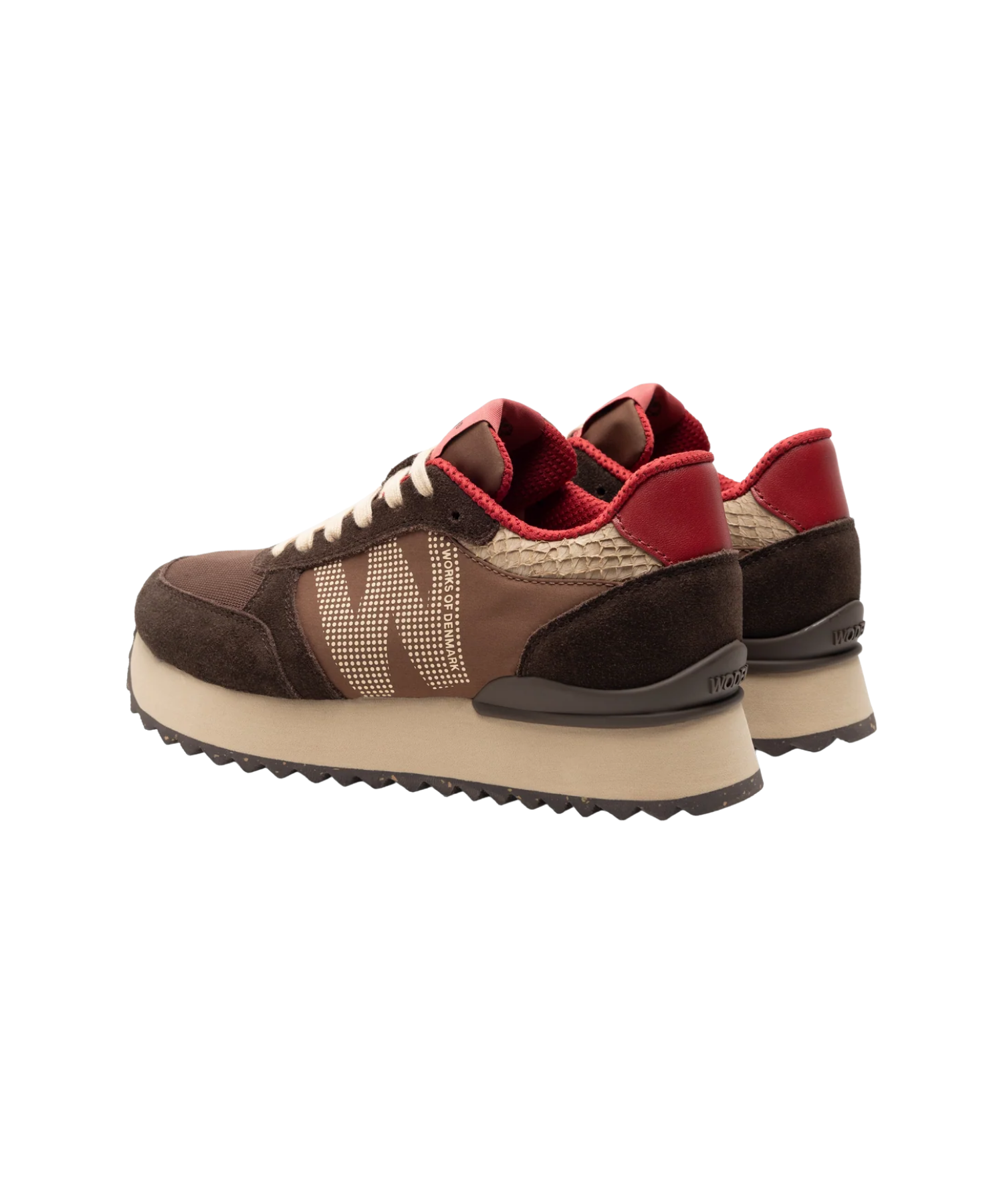 Woden - Dame sneakers med plateau