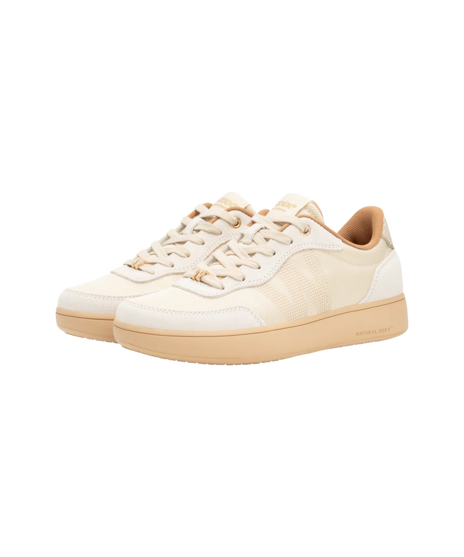 Woden - Line ivory dame sneakers