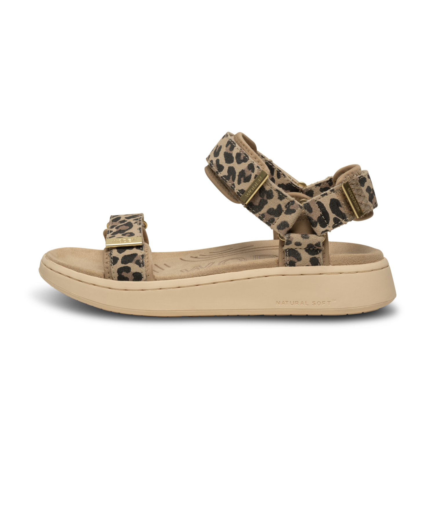 Woden - Leopard sandal
